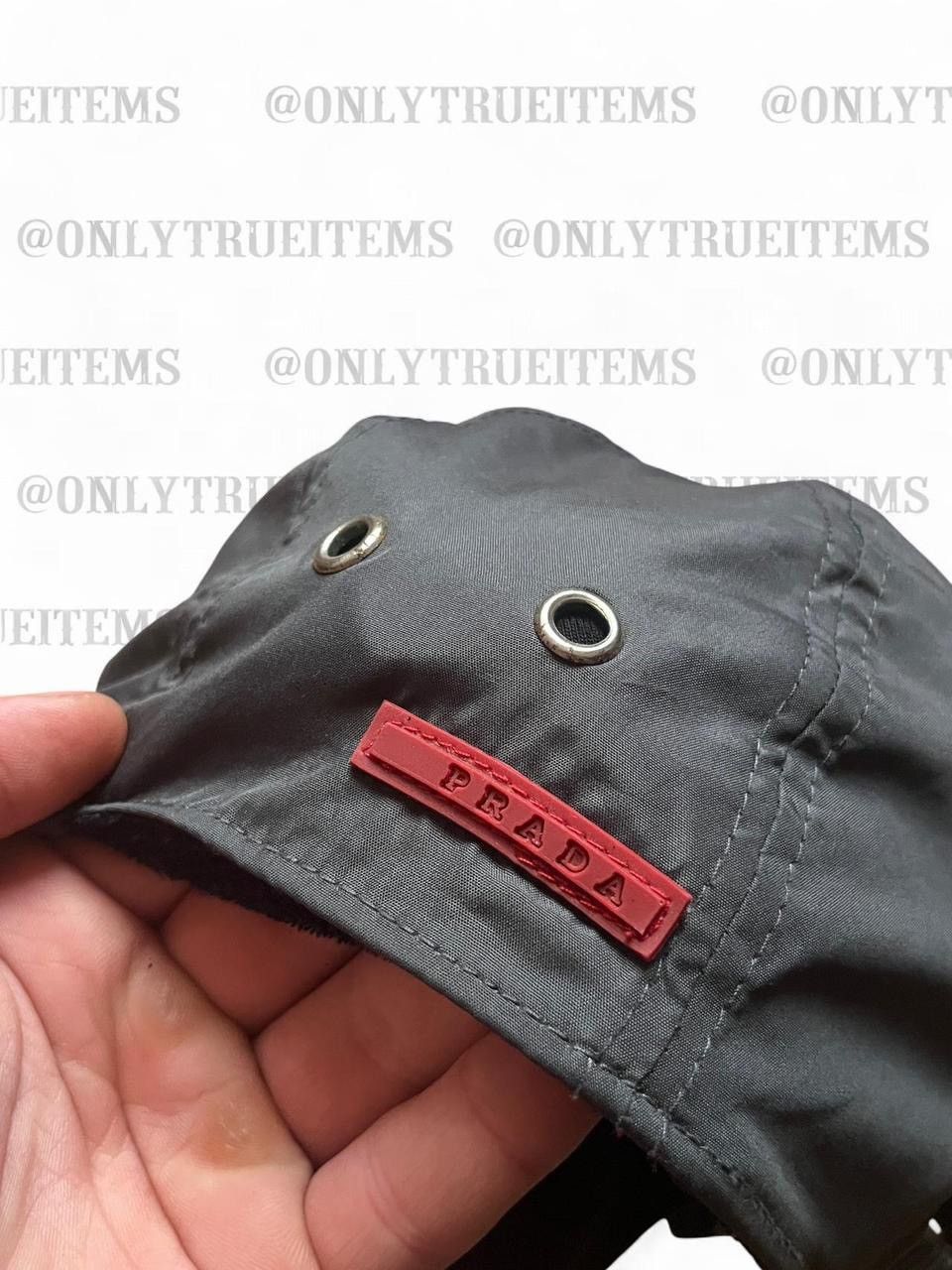 Prada 2000s prada sport red tab nylon cap Size ONE SIZE - 6 Thumbnail