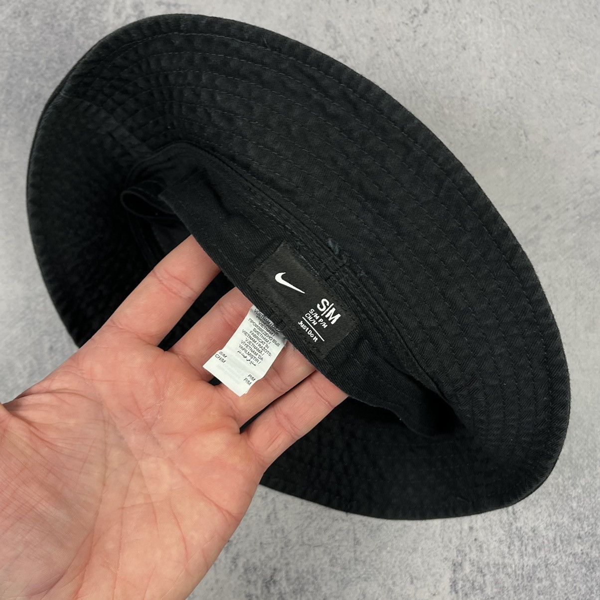 Nike Nike swoosh y2k faded bucket hat panama Size ONE SIZE - 5 Thumbnail