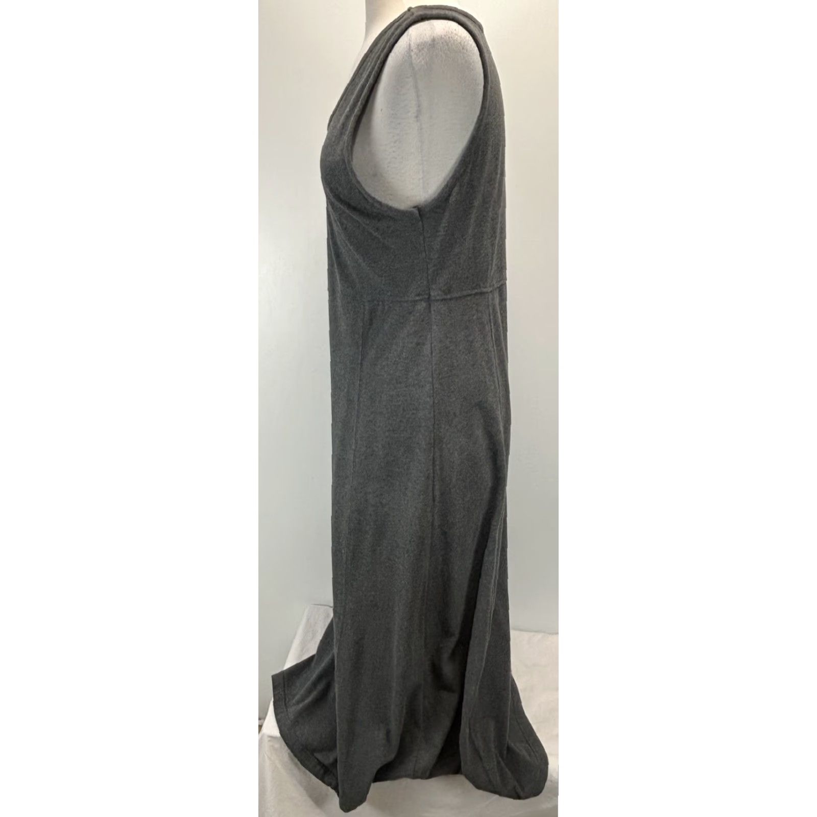 Eddie Bauer VINTAGE Eddie Bauer Maxi Dress Tank Sleeveless Gray Cotton Round Neck Pullover Casual Travel Women M Size M / US 6-8 / IT 42-44 - 2 Thumbnail