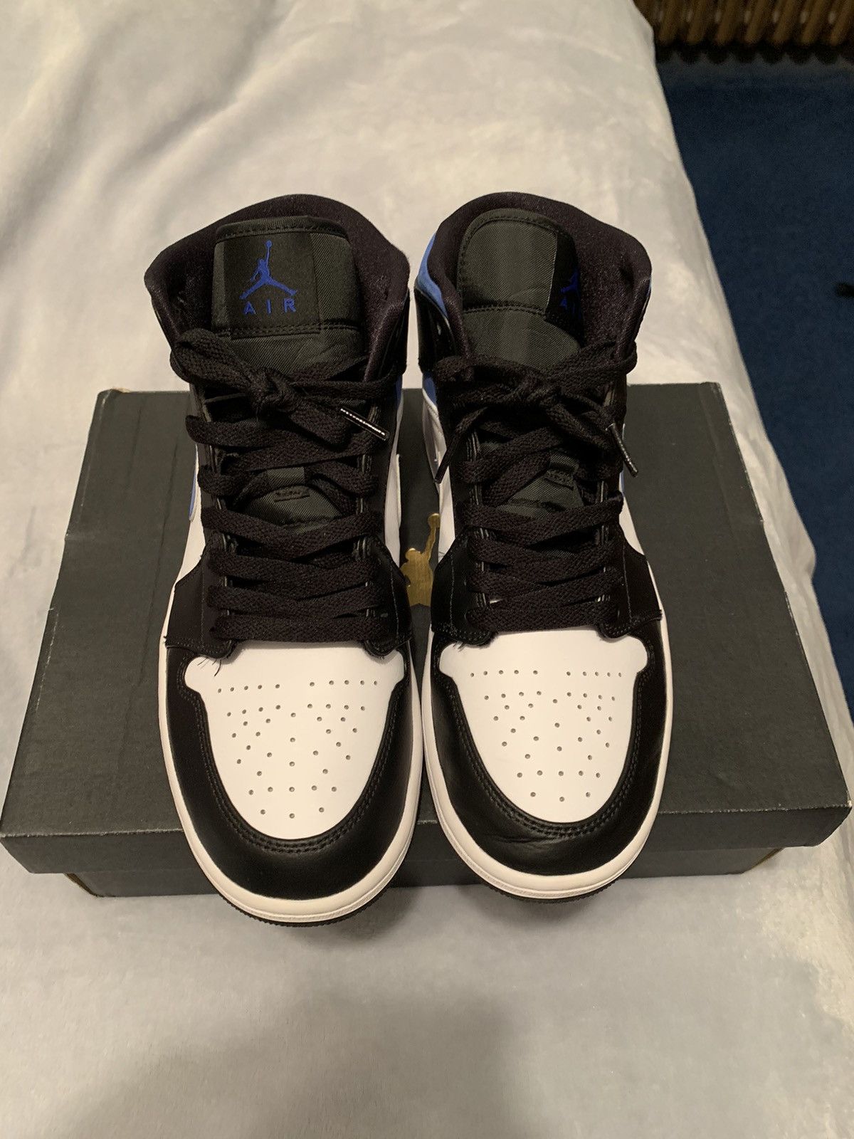 Jordan Brand Jordan 1 Mid Racer Blue 2021 Size 9.5 Size US 9.5 / EU 42-43 - 2 Thumbnail