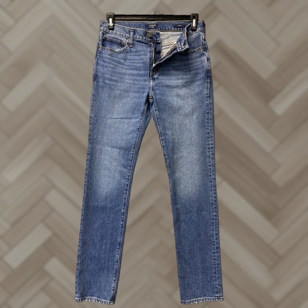 J.Crew J. CREW Flex Slim Men's Jeans Blue Stretch 29x32 Regular Size US 29 - 1 Thumbnail