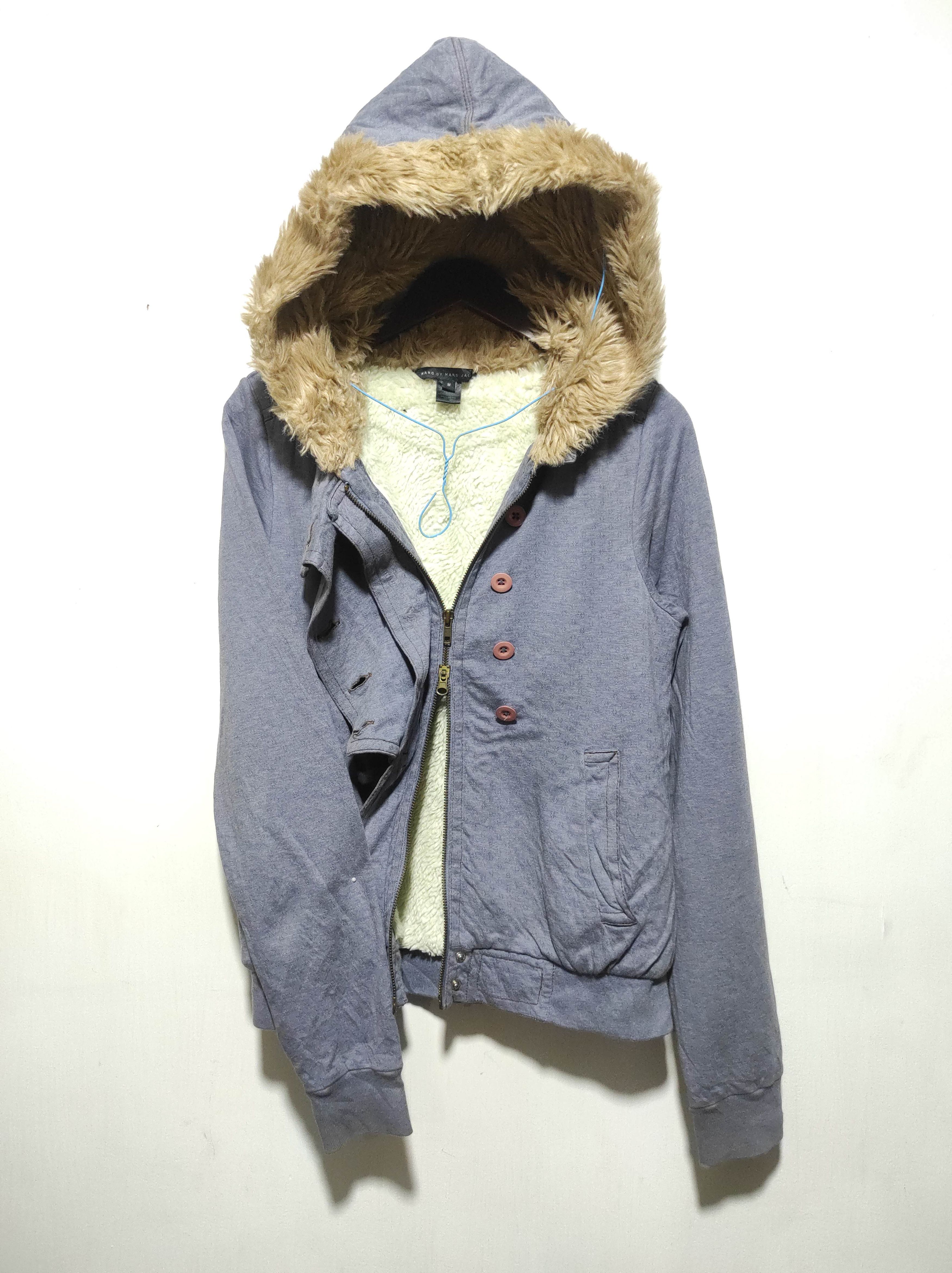 Marc by Marc Jacobs Marc By Marc Jacobs Zip Fur Hoodie IfSixWasNine LGB style Size US M / EU 48-50 / 2 - 10 Thumbnail
