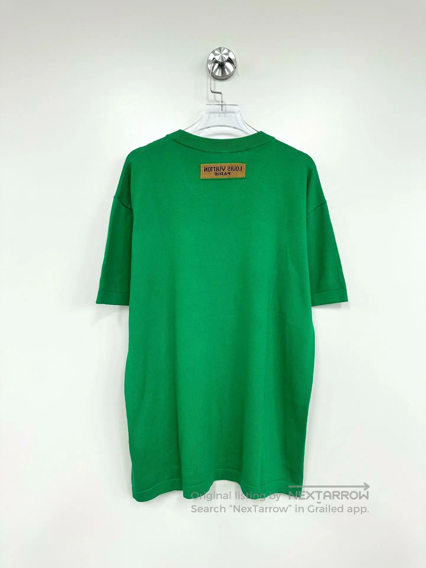 Louis Vuitton Louis Vuitton Green Letter Logo Knit Short Sleeve| Size US M / EU 48-50 / 2 - 2 Thumbnail