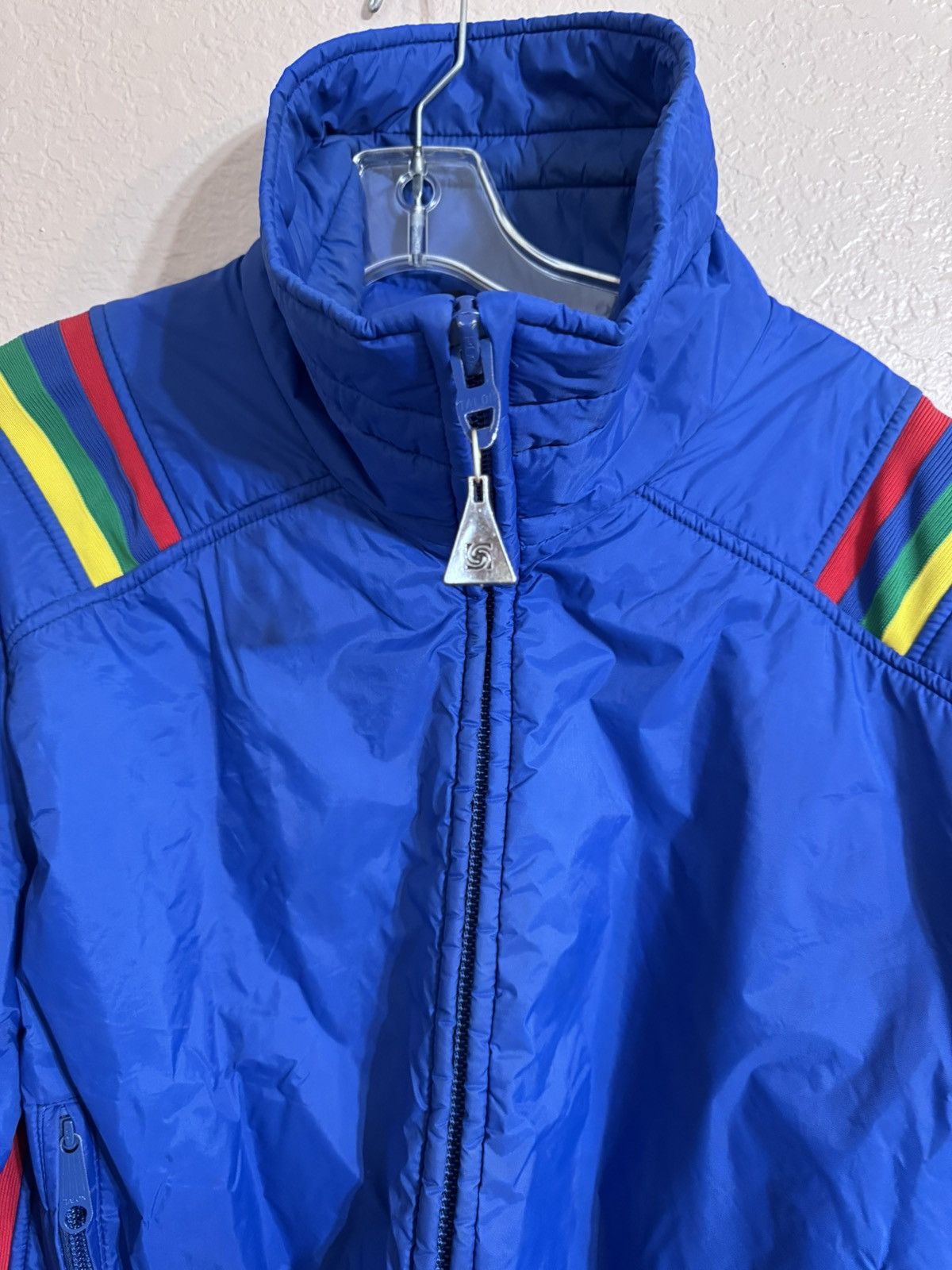 Sears vintage 1960s 70s RAINBOW striped cropped jacket Size US L / EU 52-54 / 3 - 6 Thumbnail