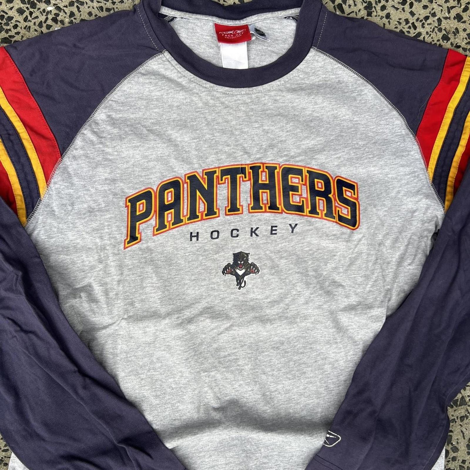 rokh Vintage 90s Rok Panthers Hockey Long sleeve 🏒 Size US M / EU 48-50 / 2 - 2 Thumbnail