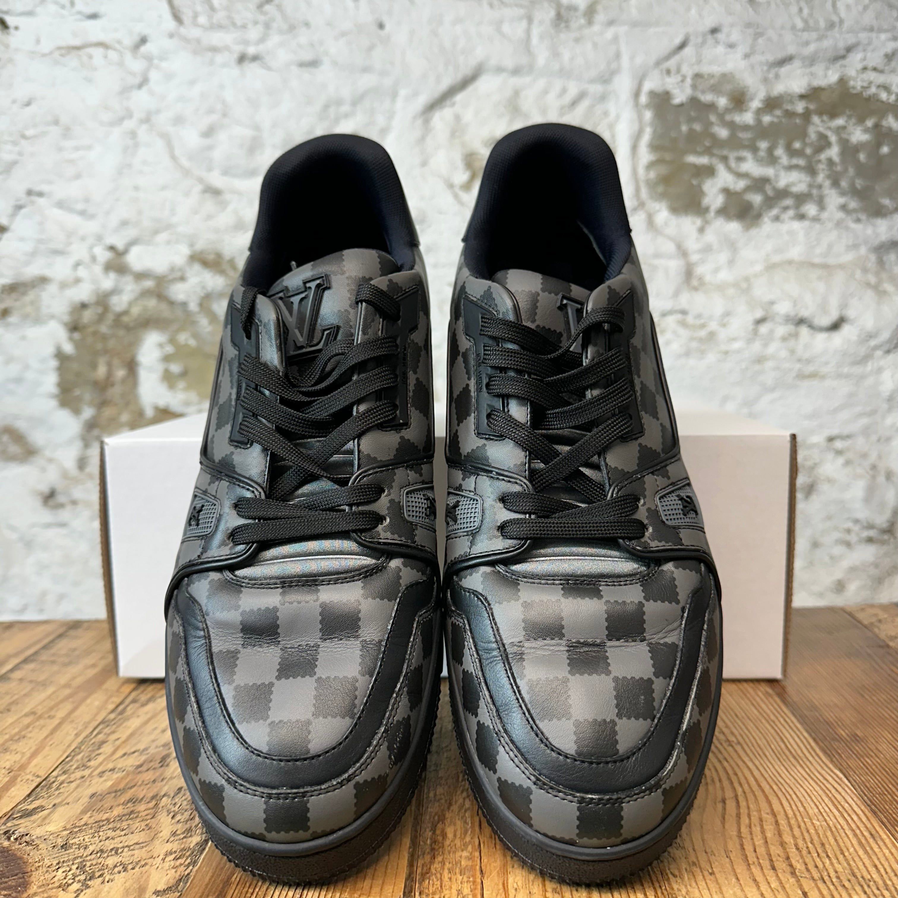 Louis Vuitton Louis Vuitton Damier Graphite Trainer Sneaker Sz 10.5 (9LV) Size US 10.5 / EU 43-44 - 3 Thumbnail