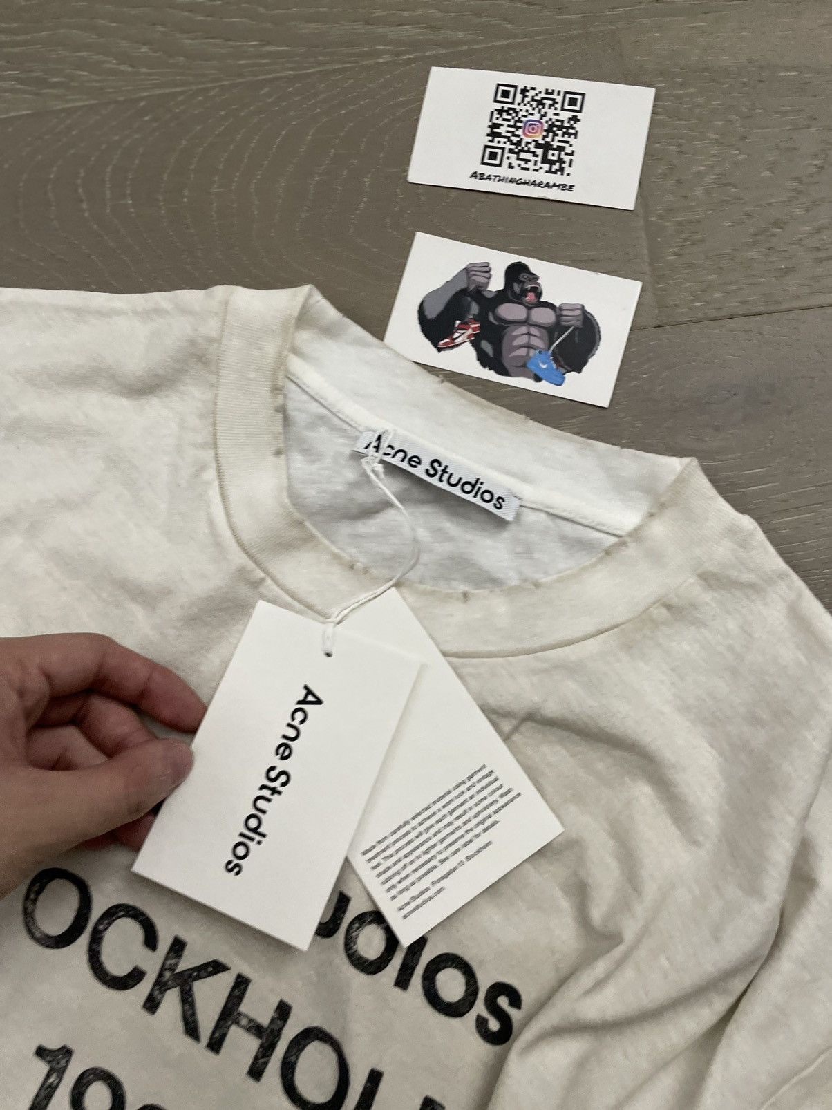 Acne Studios Acne Studios Logo-Print Tee Size US L / EU 52-54 / 3 - 6 Thumbnail