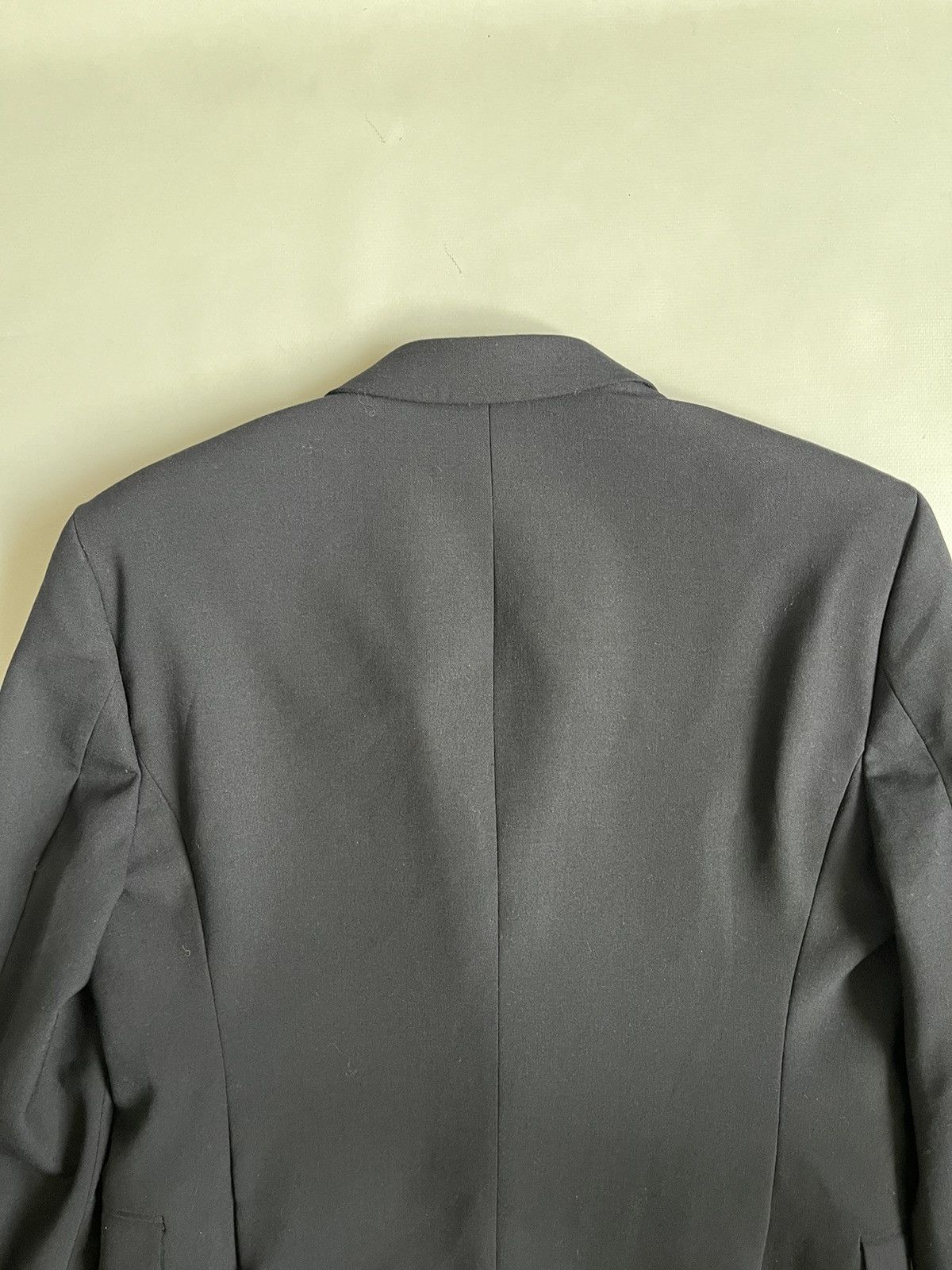 Designer × Japanese Brand × Neil Barrett Neil Barrett Men Woven Dark Navy Slim Fit Suit Blazer Size 50S - 17 Thumbnail