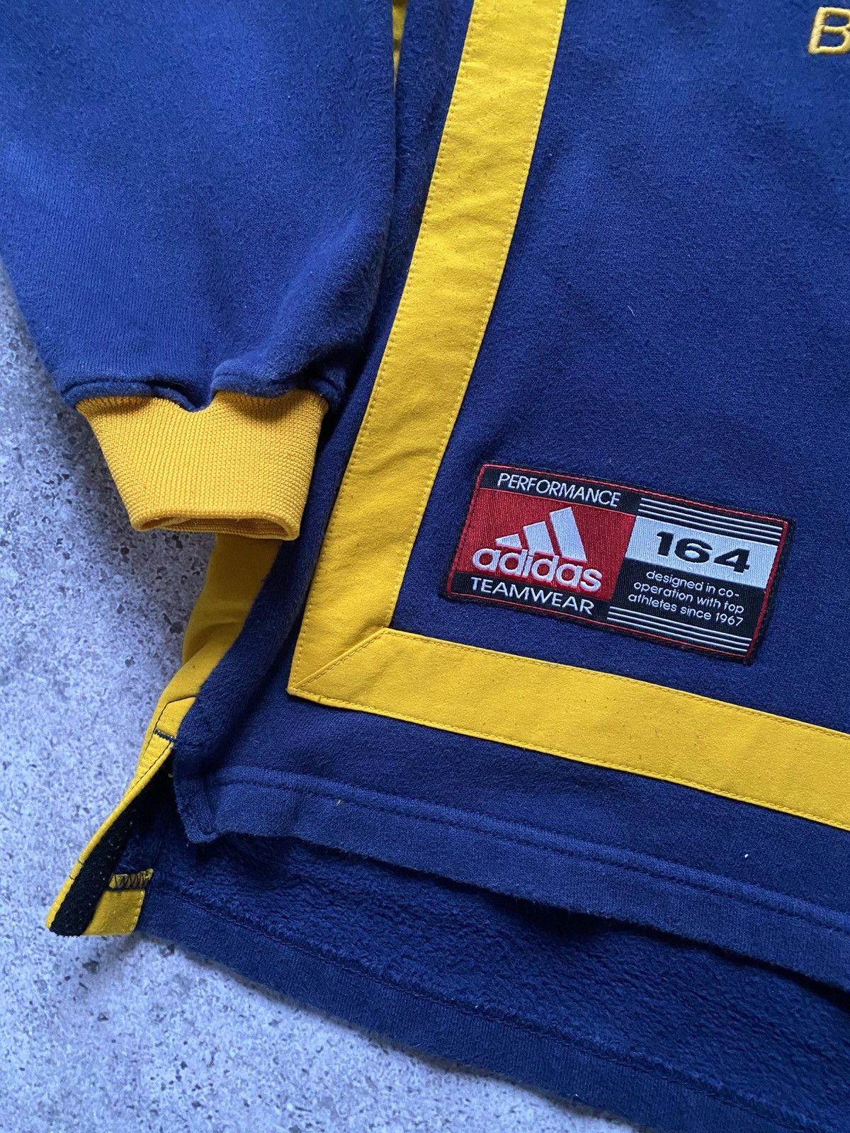 Adidas × Vintage Vintage 90s Adidas Basketball Hoodie Big logo Size US XS / EU 42 / 0 - 9 Thumbnail