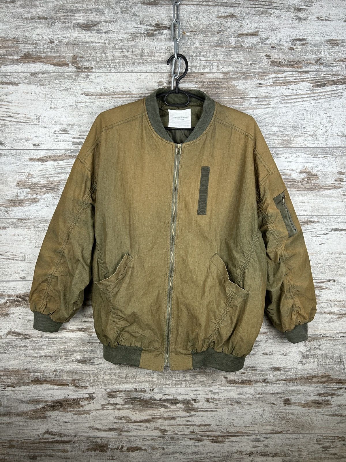 Japanese Brand × Vintage Mens Vintage The Style M Brand Bombers m65 jacket y2k rare Size US XL / EU 56 / 4 - 1 Thumbnail