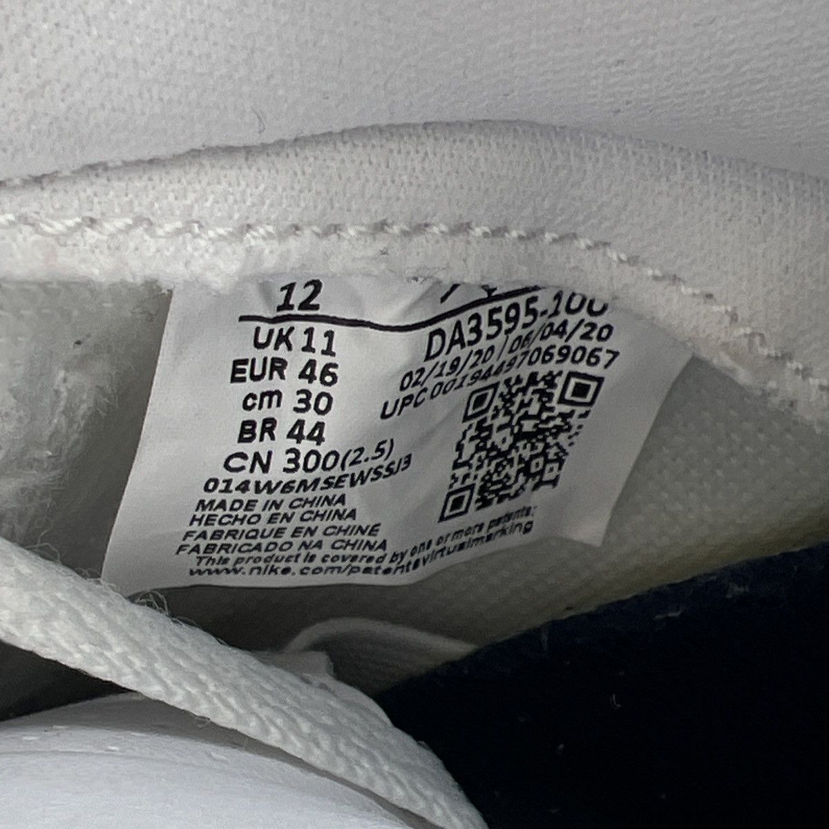 Jordan Brand Fragment design x air Jordan 3 white Size US 12 / EU 45 - 8 Thumbnail