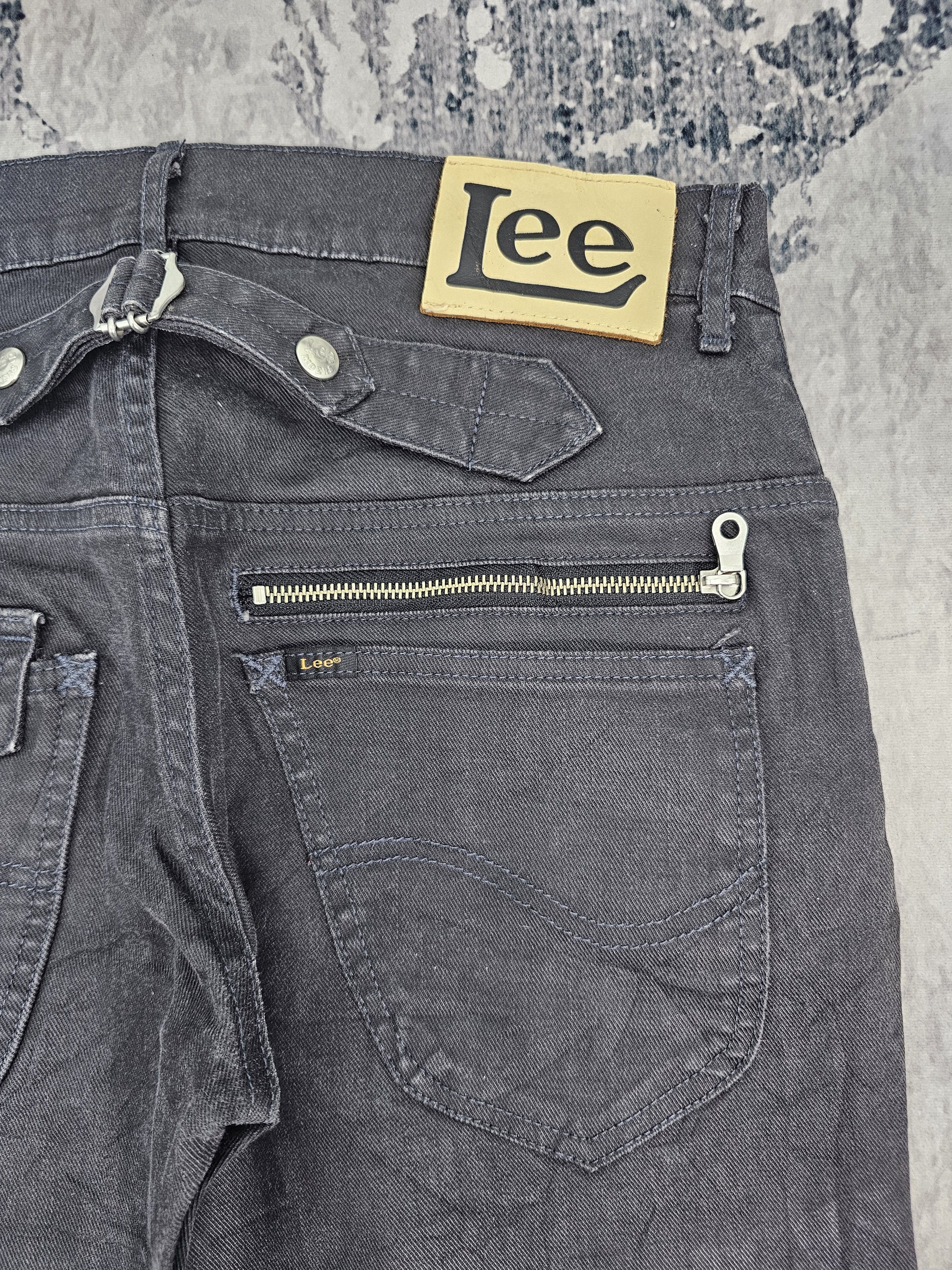 Lee LEE RIDERS Multi Zipper Punk Design Buckle Jeans JB0276 Size US 32 / EU 48 - 11 Thumbnail