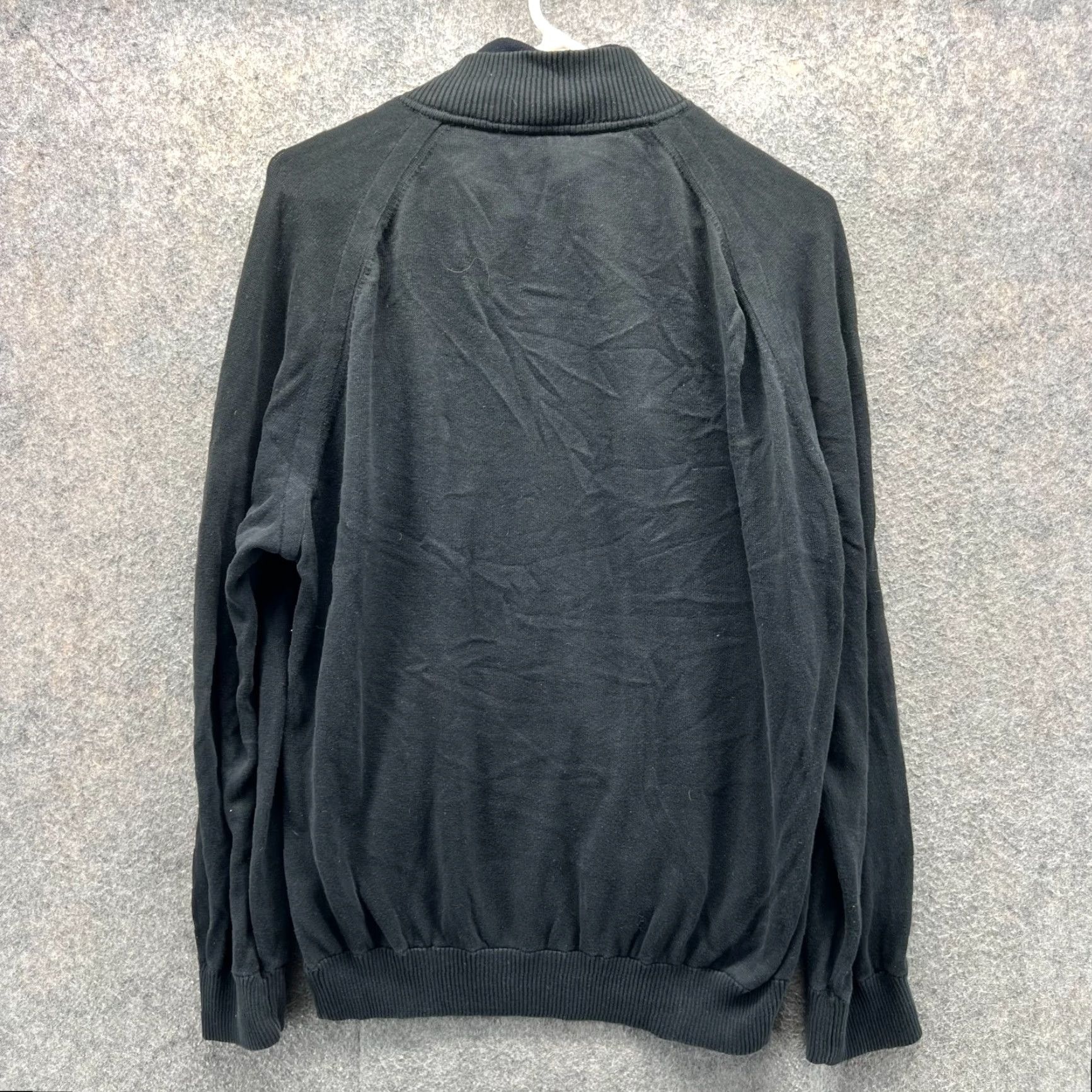 Ermenegildo Zegna VINTAGE Ermenegildo Zegna Sport Jacket Mens M Black Full Zip Bomber Aviator Size US M / EU 48-50 / 2 - 2 Thumbnail