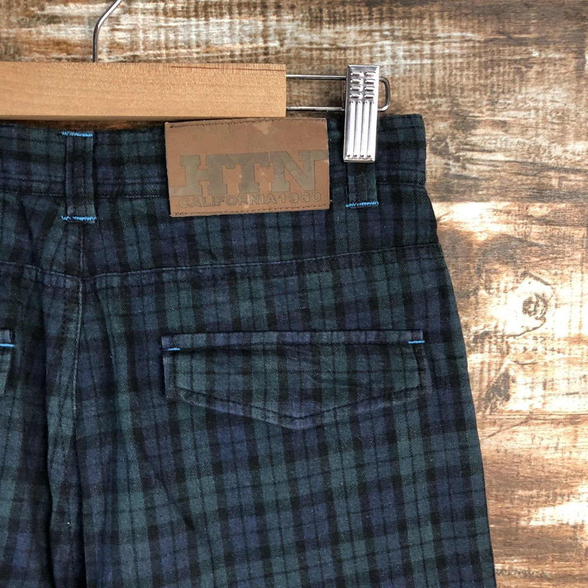 Hang Ten Hang Ten Green Checkred utility tactical Cargo Pants #A1438 Size US 26 / EU 42 - 19 Thumbnail