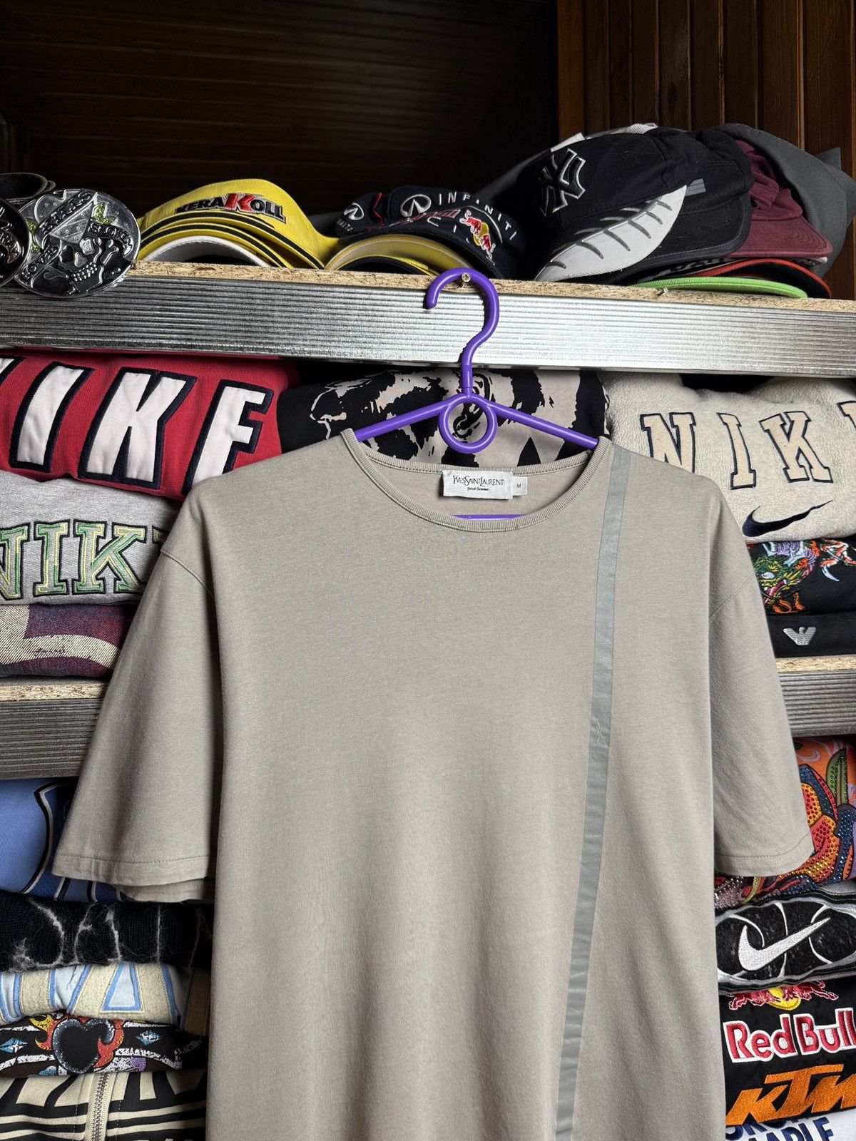Vintage YSL tee Size US M / EU 48-50 / 2 - 2 Thumbnail