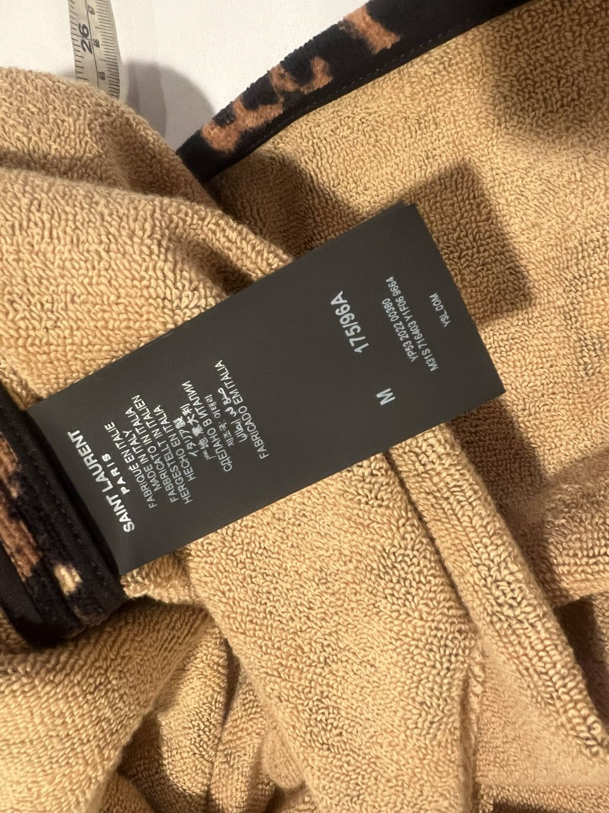 Saint Laurent Paris Saint Laurent men’s leopard poncho hoodie. M. $3790 Size US M / EU 48-50 / 2 - 5 Thumbnail