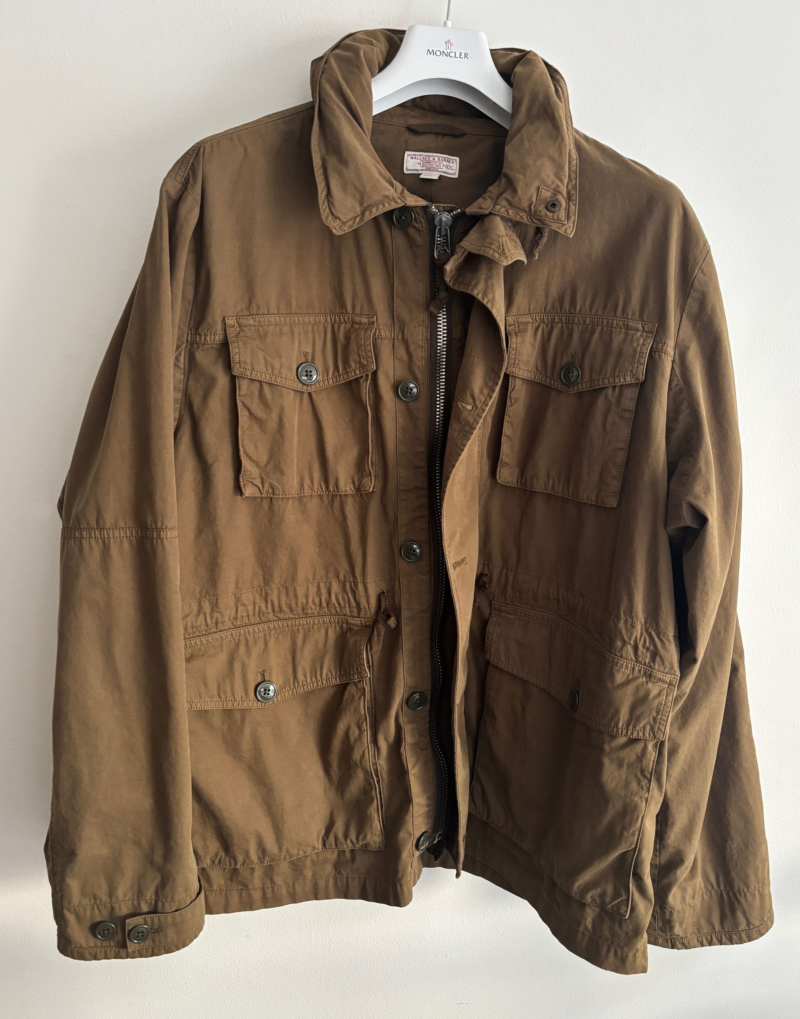 Wallace & Barnes $275 Field Cotton Mechanics Jacket/ Coat- Olive Drab XL Size US XL / EU 56 / 4 - 7 Thumbnail