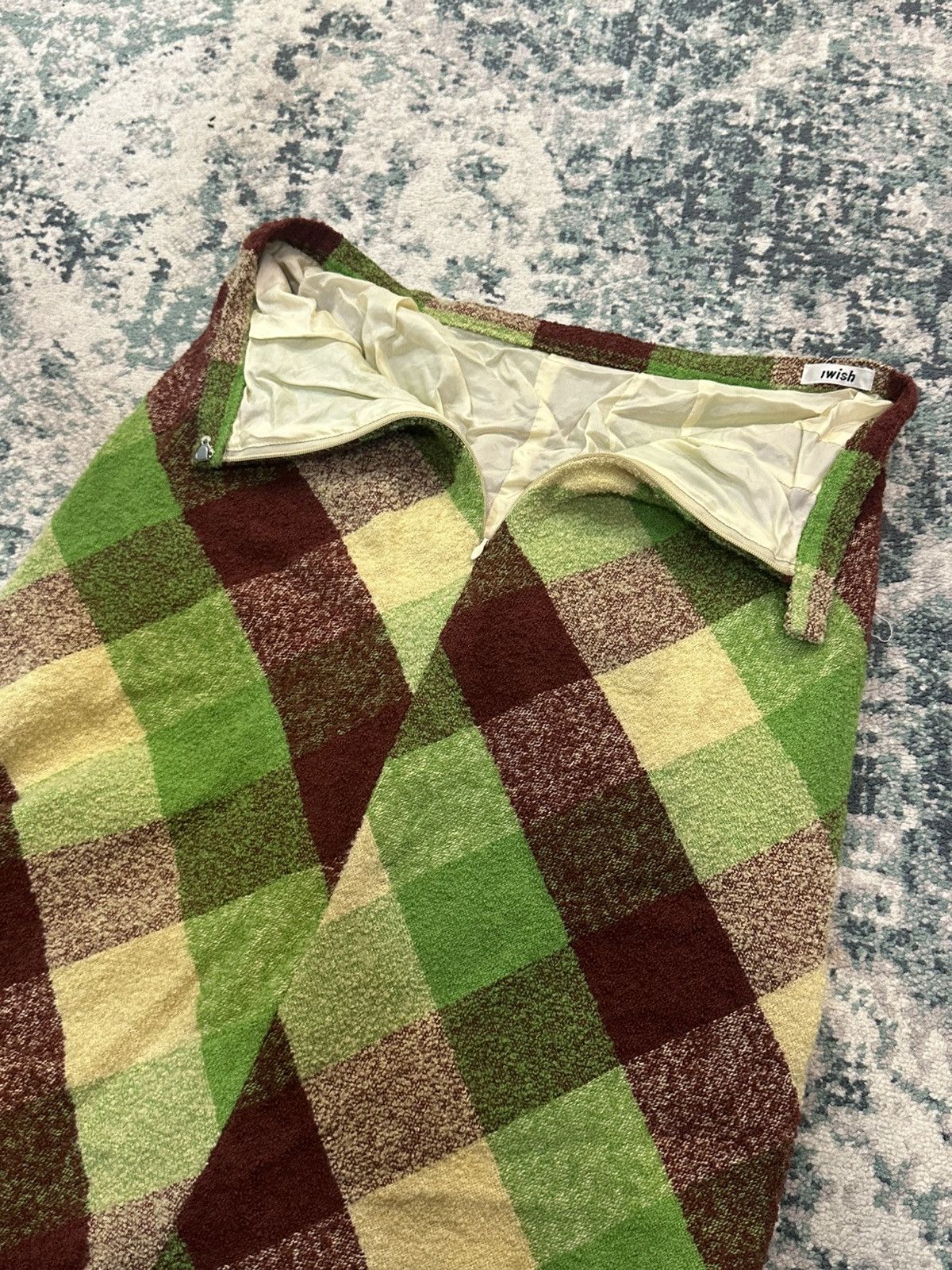 Y's Vintage Yohji Yamamoto Y's bis "iwish" Hair 100% Skirt Size 24" / US 00 / IT 34 - 18 Thumbnail