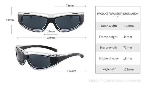 Designer × Electric Visual High quality retro punk futuristic tech sunglasses Size ONE SIZE - 2 Thumbnail