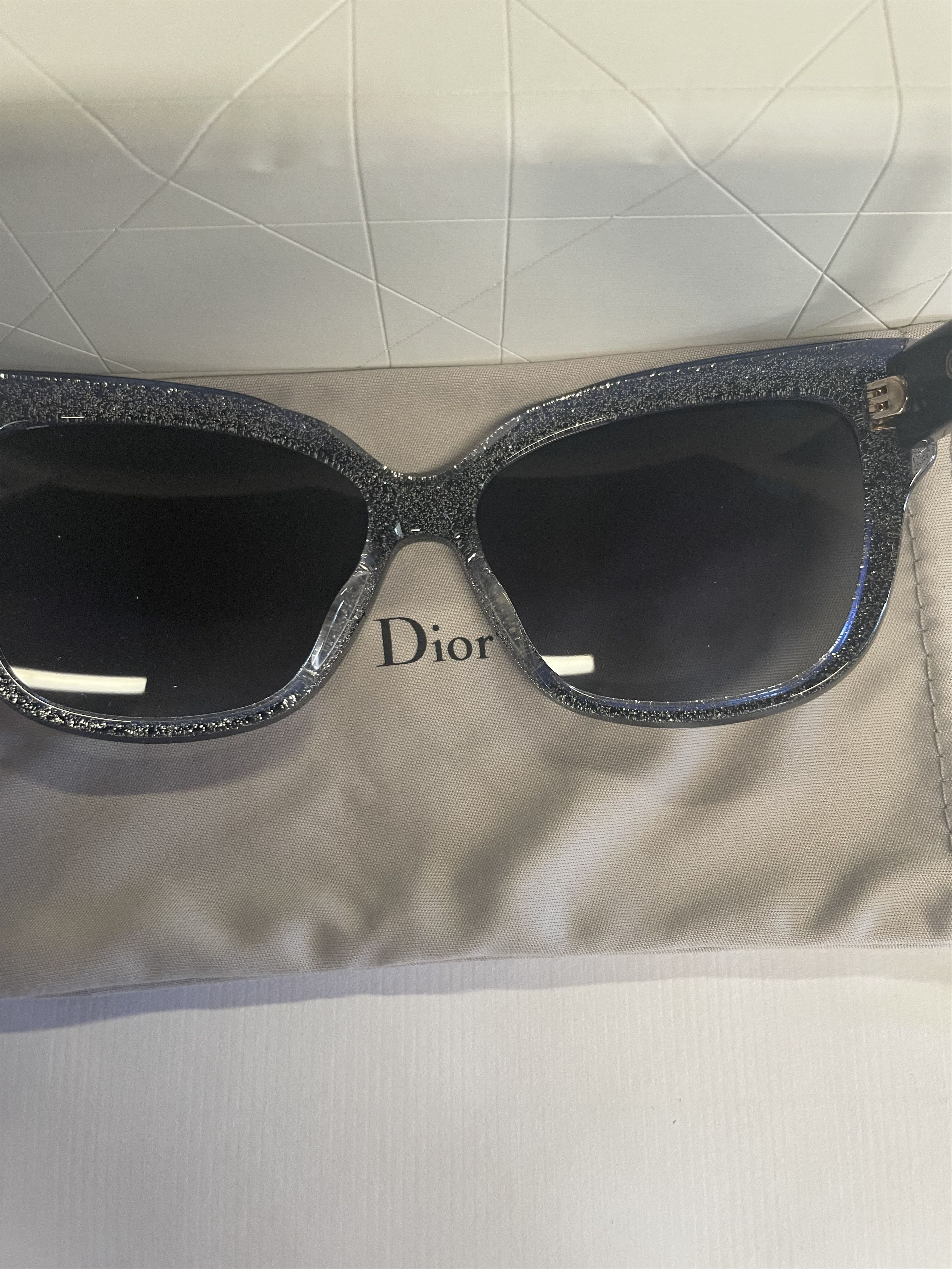Dior Dior E1XHD DiorGlisten2 Womens Sunglasses Size ONE SIZE - 8 Thumbnail