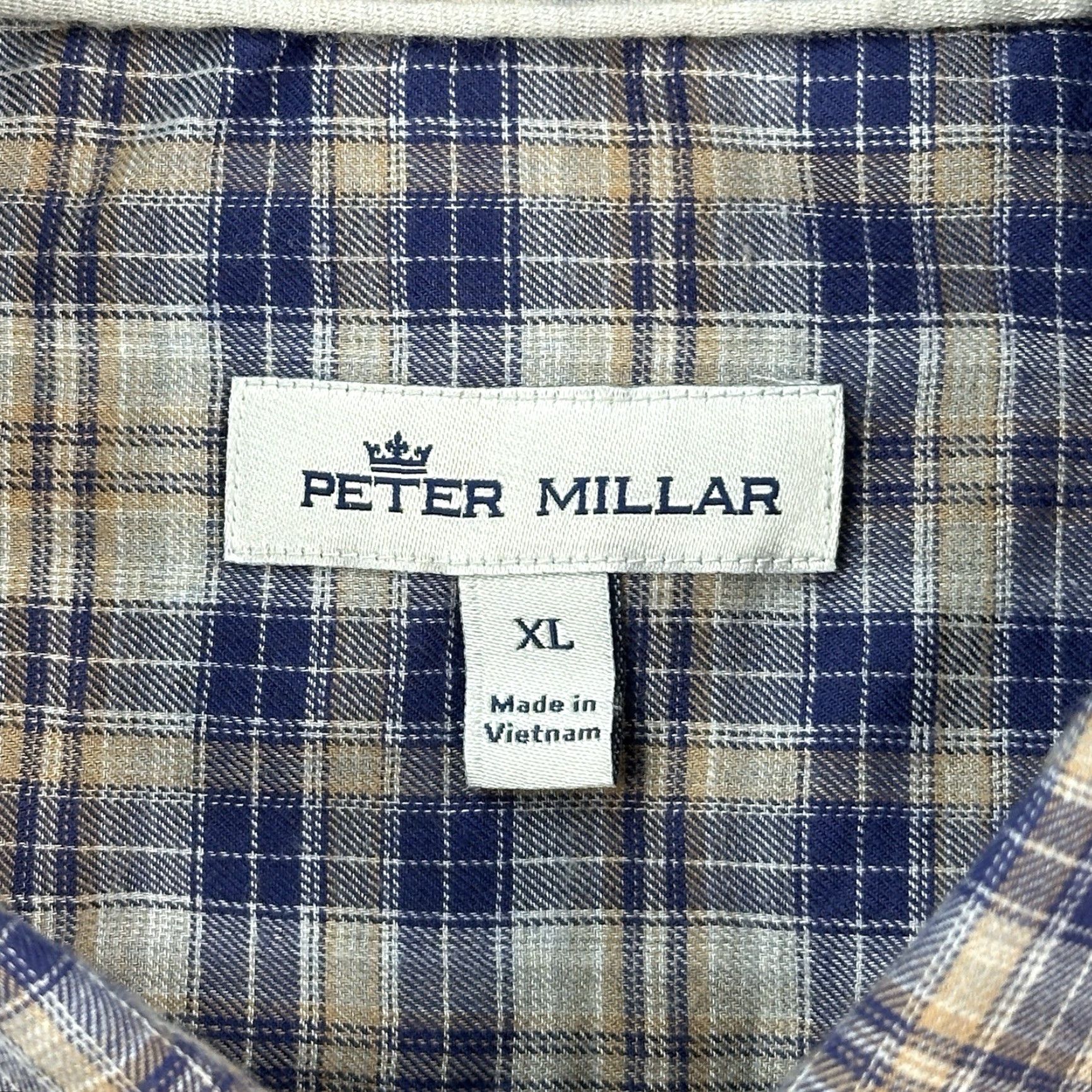 Peter Millar Peter Millar Shirt Mens XL Plaid Autumn Soft Flannel Long Sleeve Button Down Size US XL / EU 56 / 4 - 5 Thumbnail