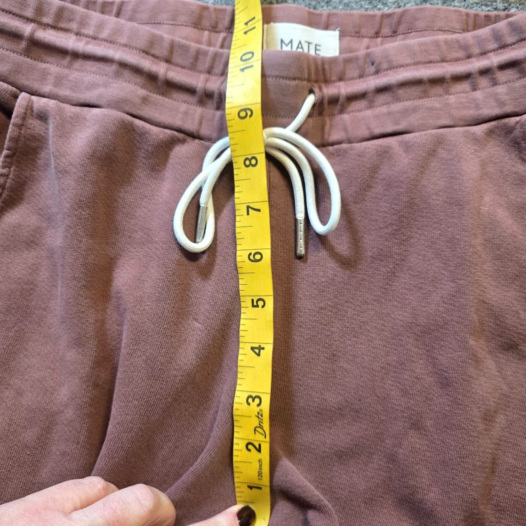Vintage Mate Pants Women Size Small Pink Brown Jogger Sweatpants Pull On Lounge Casual Size 28" / US 6 / IT 42 - 6 Thumbnail