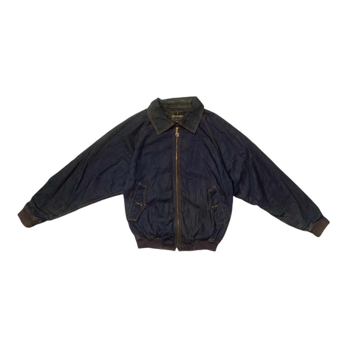 Trussardi × Vintage Rare Design Vintage Trussardi Jeans Denim Jackets Size US M / EU 48-50 / 2 - 2 Thumbnail