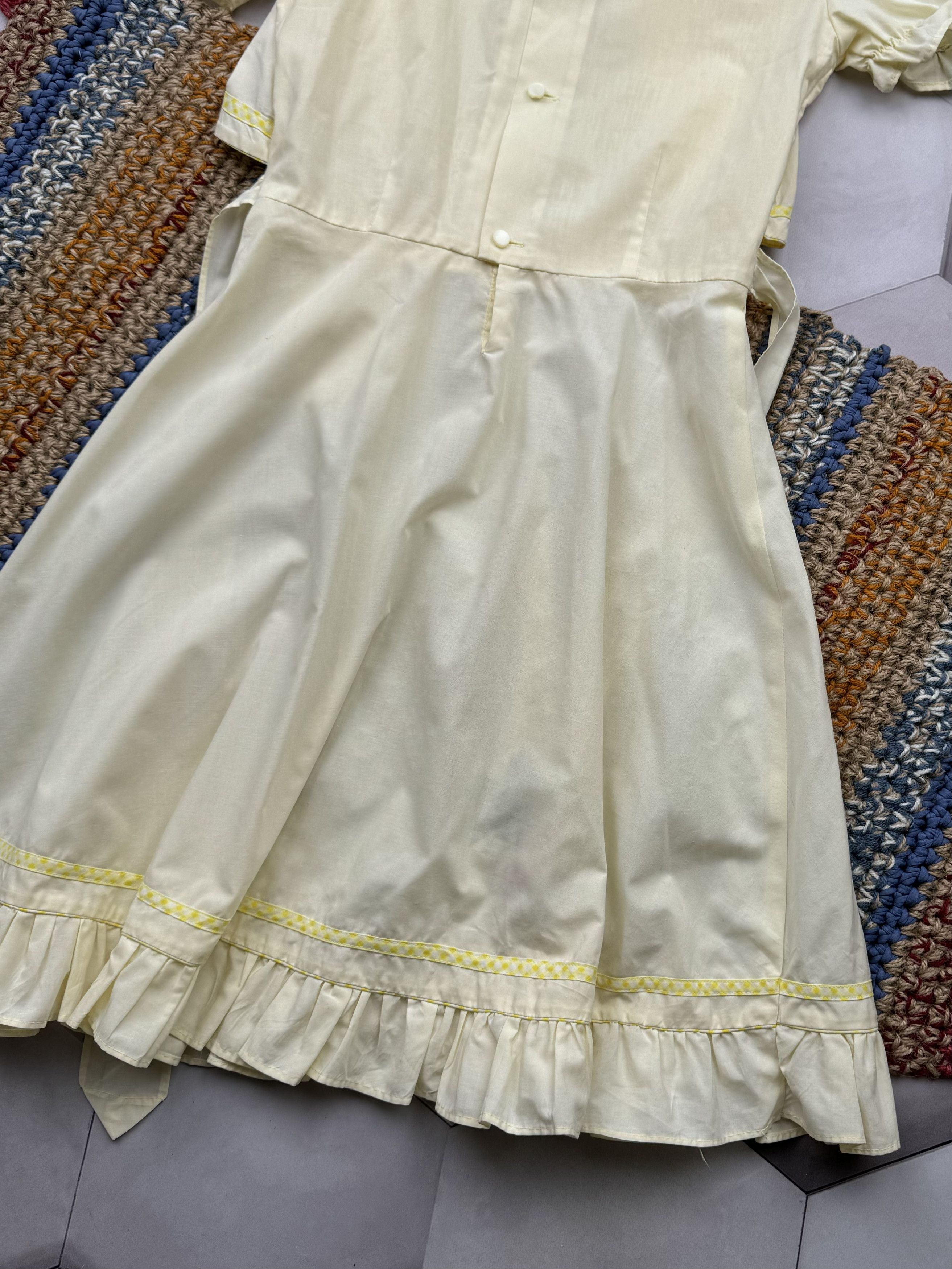 Vintage Vintage Retro Dress With Belt (ES9) Size XS / US 0-2 / IT 36-38 - 11 Thumbnail