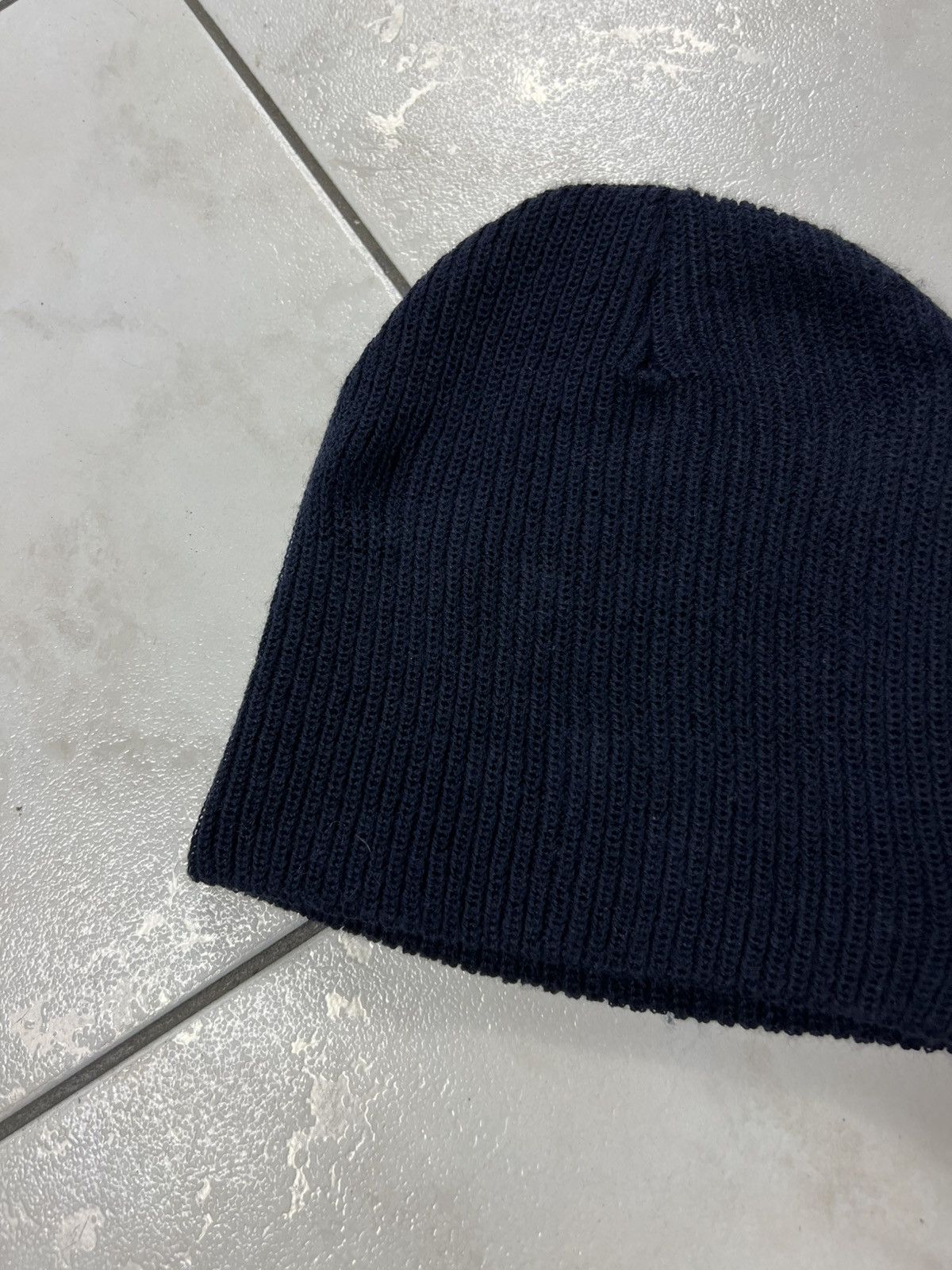 Supreme Supreme OG basic beanie navy knitted small logo hat cap Size ONE SIZE - 5 Thumbnail