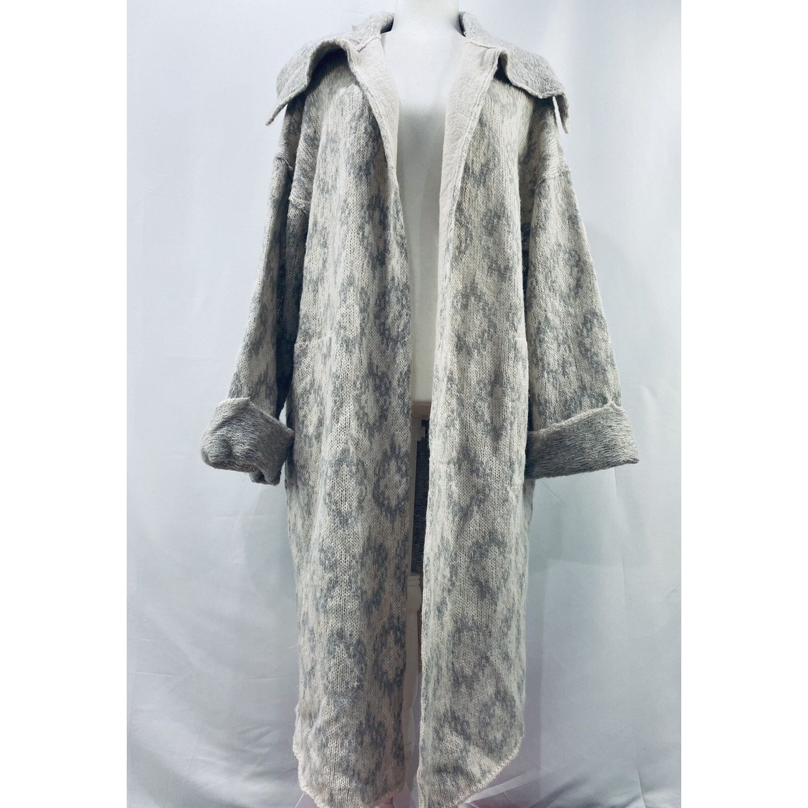 Free People Free People Like A Diamond Sweater Coat Icy Combo S A002095 Size S / US 4 / IT 40 - 10 Thumbnail