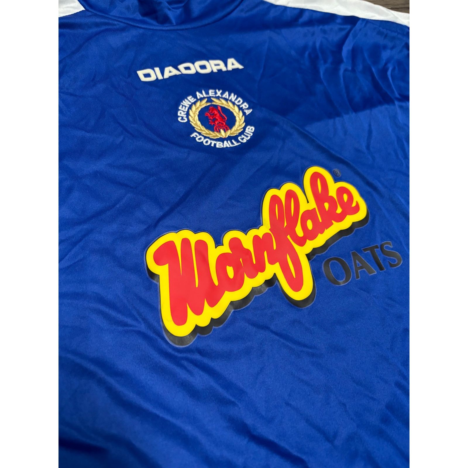 Diadora × Vintage NWT Crewe Alexandra Adults XXL Football Jersey Blue Diadora Size US XXL / EU 58 / 5 - 2 Thumbnail