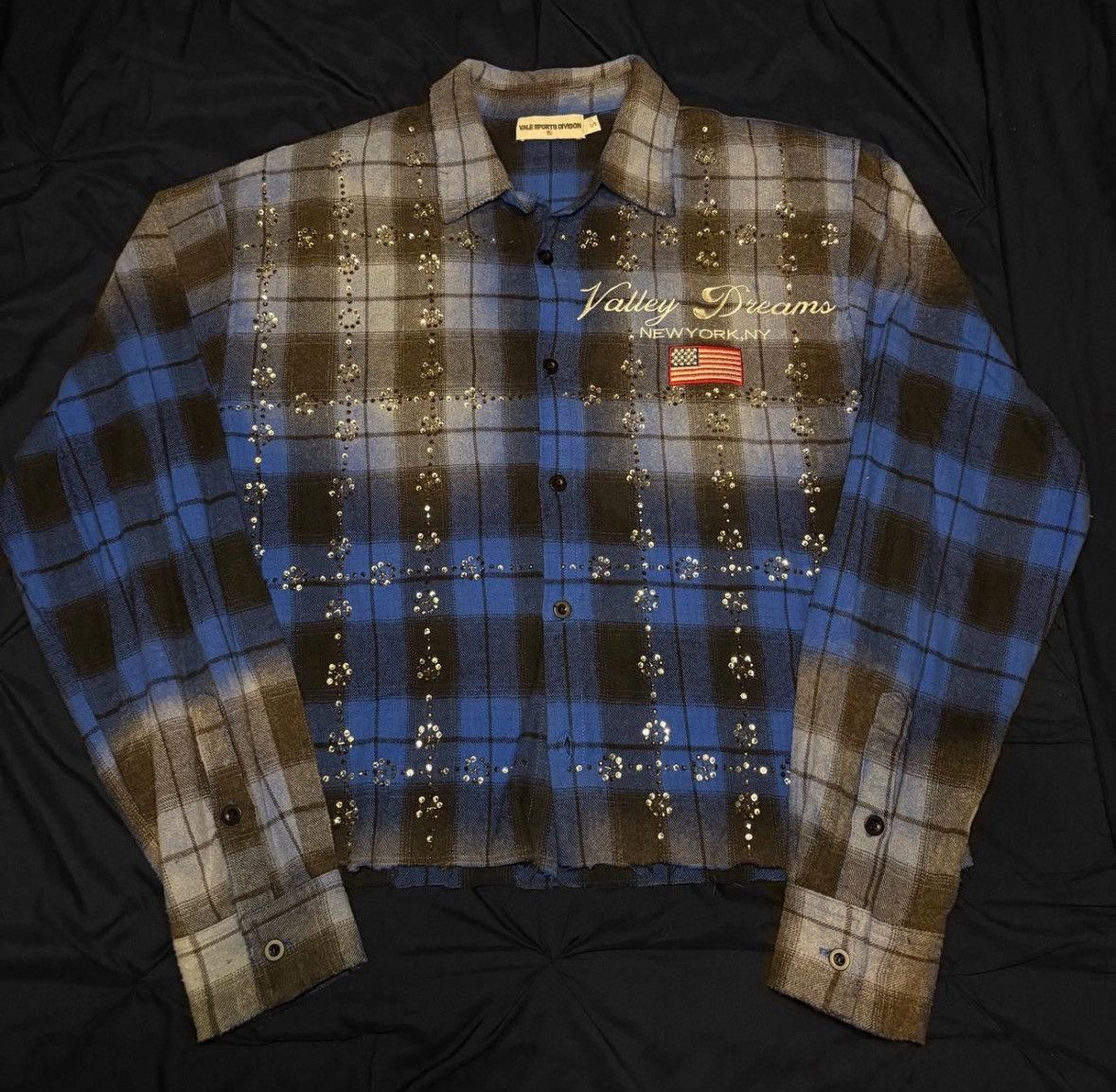 Vale Rare “The Blues” Vale Flannel Size US S / EU 44-46 / 1 - 1 Thumbnail