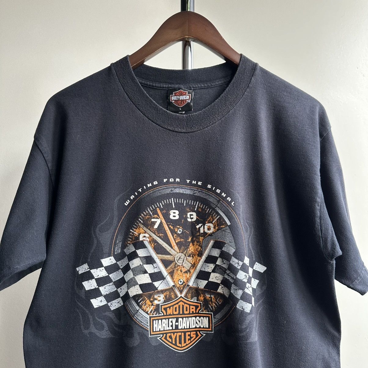 Harley Davidson × Vintage VINTAGE Y2K HARLEY DAVIDSON EAGLE TEE Size US L / EU 52-54 / 3 - 6 Thumbnail
