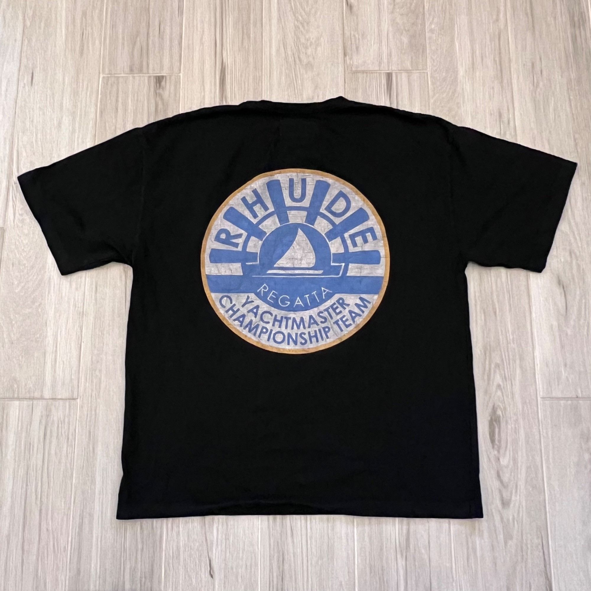 Rhude NEW RHUDE YATCHMASTER BLACK TEE SZ MEDIUM Size US M / EU 48-50 / 2 - 7 Thumbnail