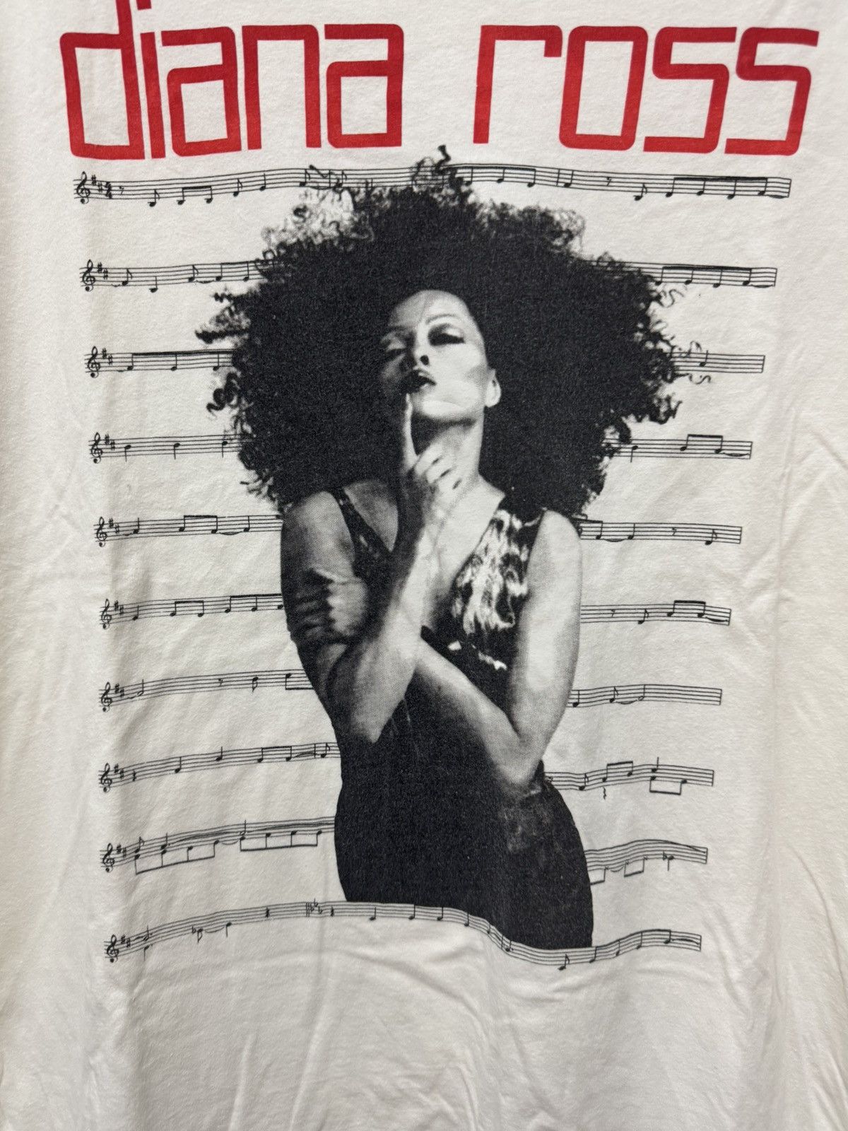 Band Tees Diana Ross Photo Tee American Singer T shirt Size US L / EU 52-54 / 3 - 2 Thumbnail