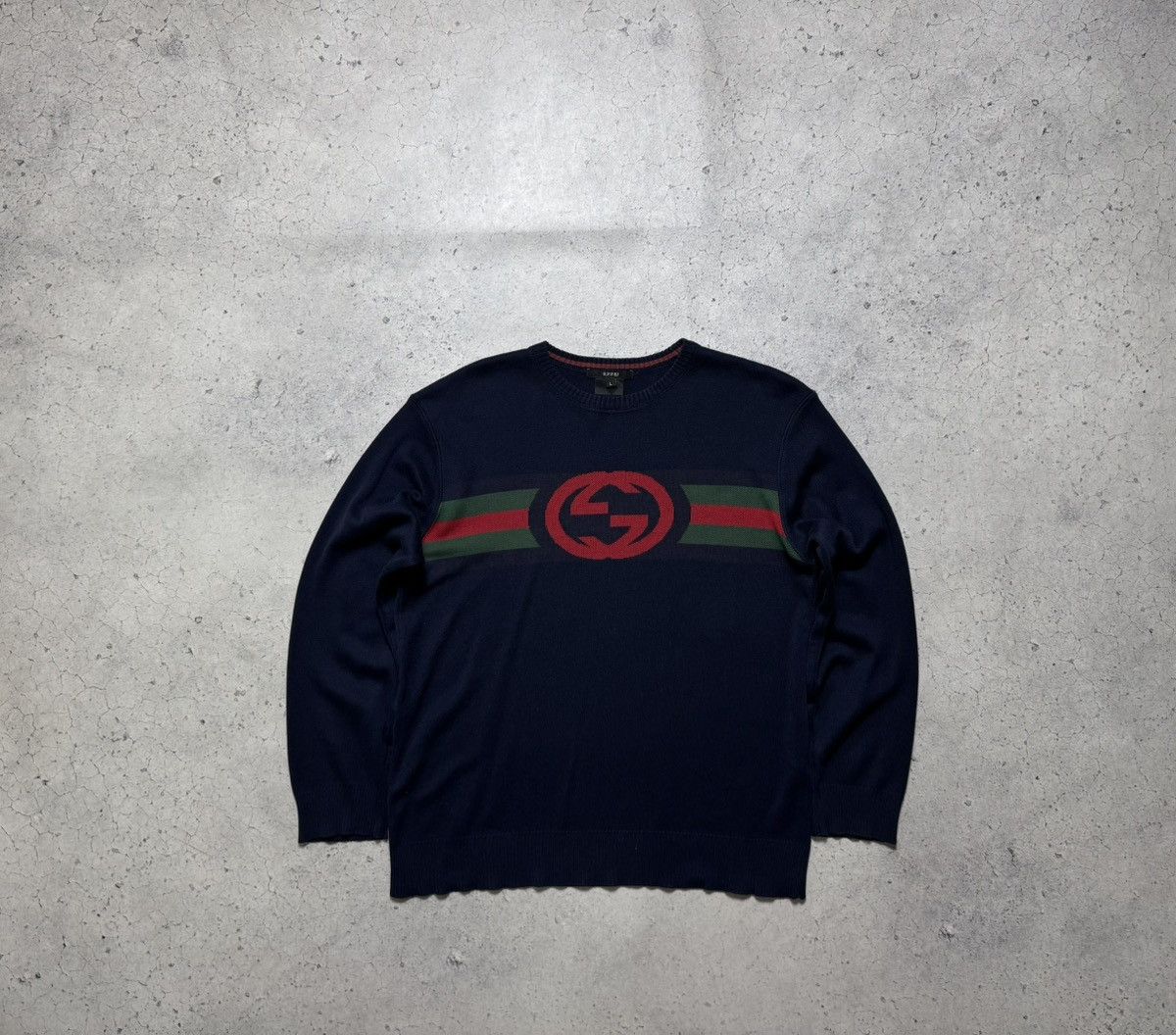 Gucci Gucci Big Logo Luxury Sweater Big Logo Size L Size US L / EU 52-54 / 3 - 2 Thumbnail