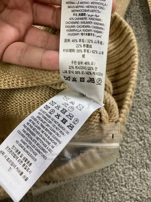 Burberry Burberry Double Color Cashmere Women's Coat. Size M / US 6-8 / IT 42-44 - 4 Thumbnail