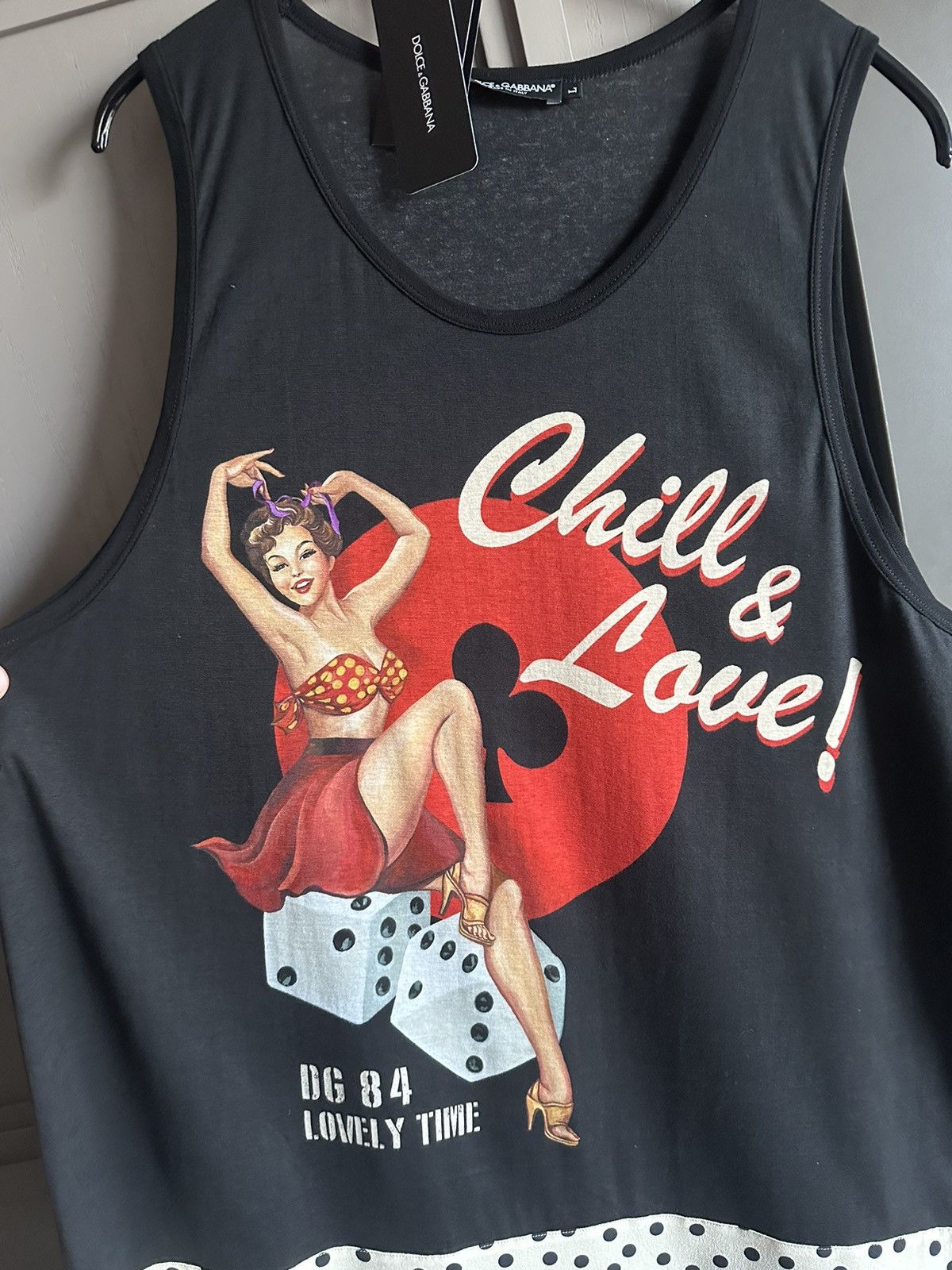 Dolce & Gabbana SS20 Dolce & Gabbana D&G tank top vest t shirt L Size US L / EU 52-54 / 3 - 10 Thumbnail