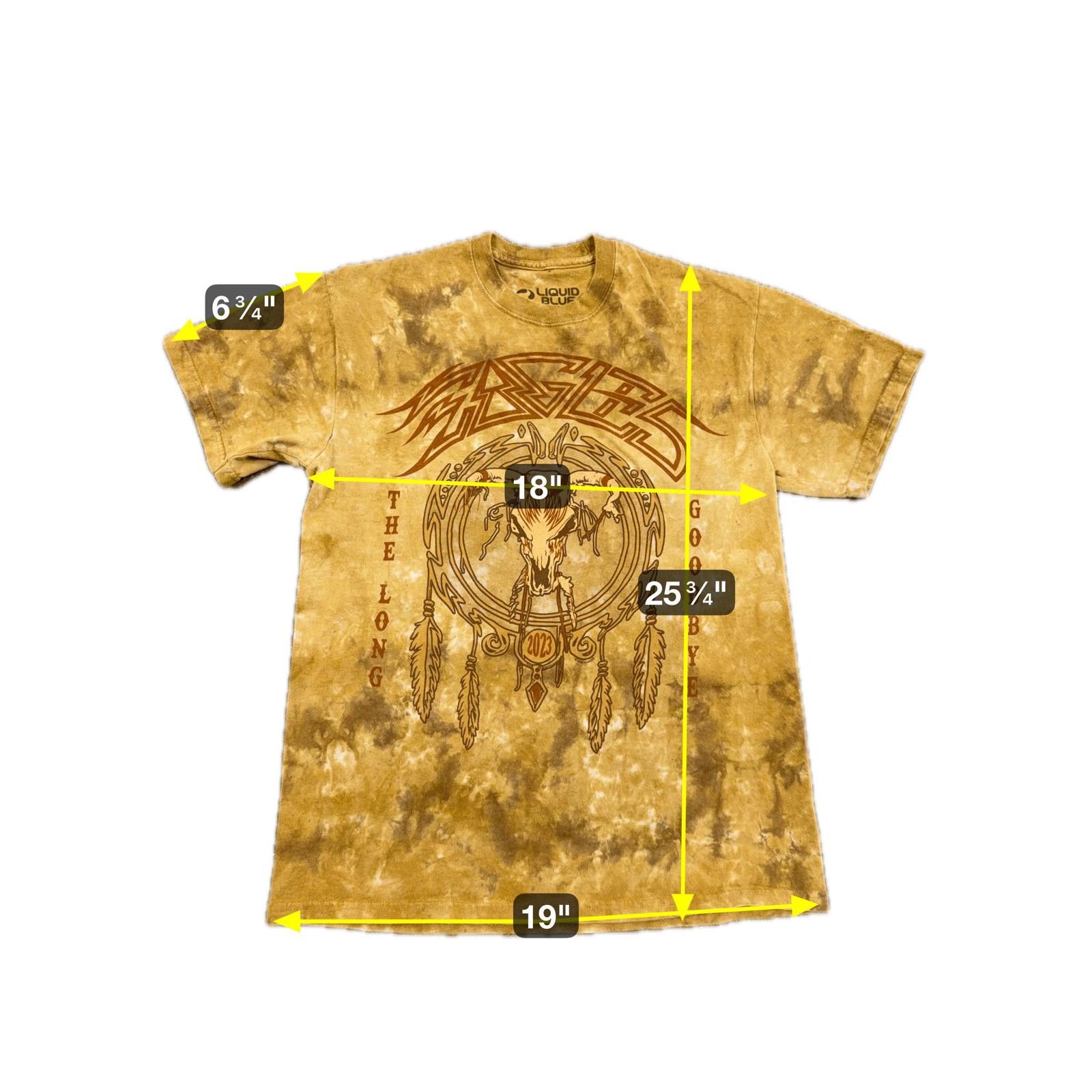 Liquid Blue Eagles Long Goodbye 2023 Tour Merch T-Shirt Tie-Dye M Size US M / EU 48-50 / 2 - 6 Thumbnail