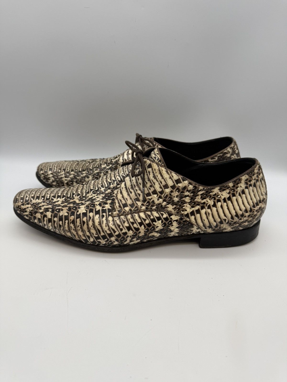 Pierre Hardy PIERRE HARDY Genuine Python Skin Derby Oxford-RARE-SIZE US11 Size US 11 / EU 44 - 7 Thumbnail