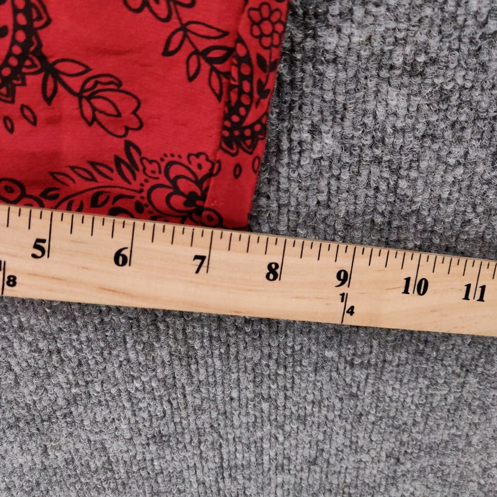 Vintage Silkland Dress Pants Womens 14 Red High Rise Tapered Paisley Flat Front Silk Dress Pants Womens Red 14 Tailored Silkland Size 36" / US 14 / IT 50 - 5 Thumbnail