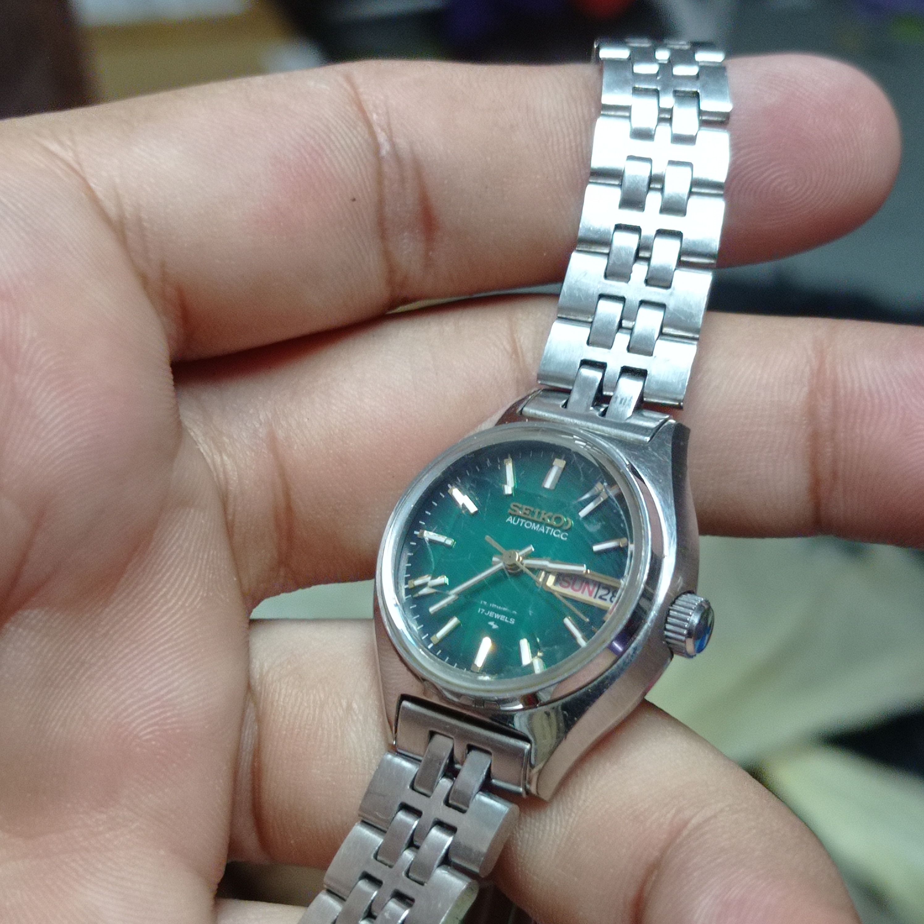 Japanese Brand Vintage Ladies Watch by SEIKO AUTOMATIC (Japan Made) Size ONE SIZE - 5 Thumbnail