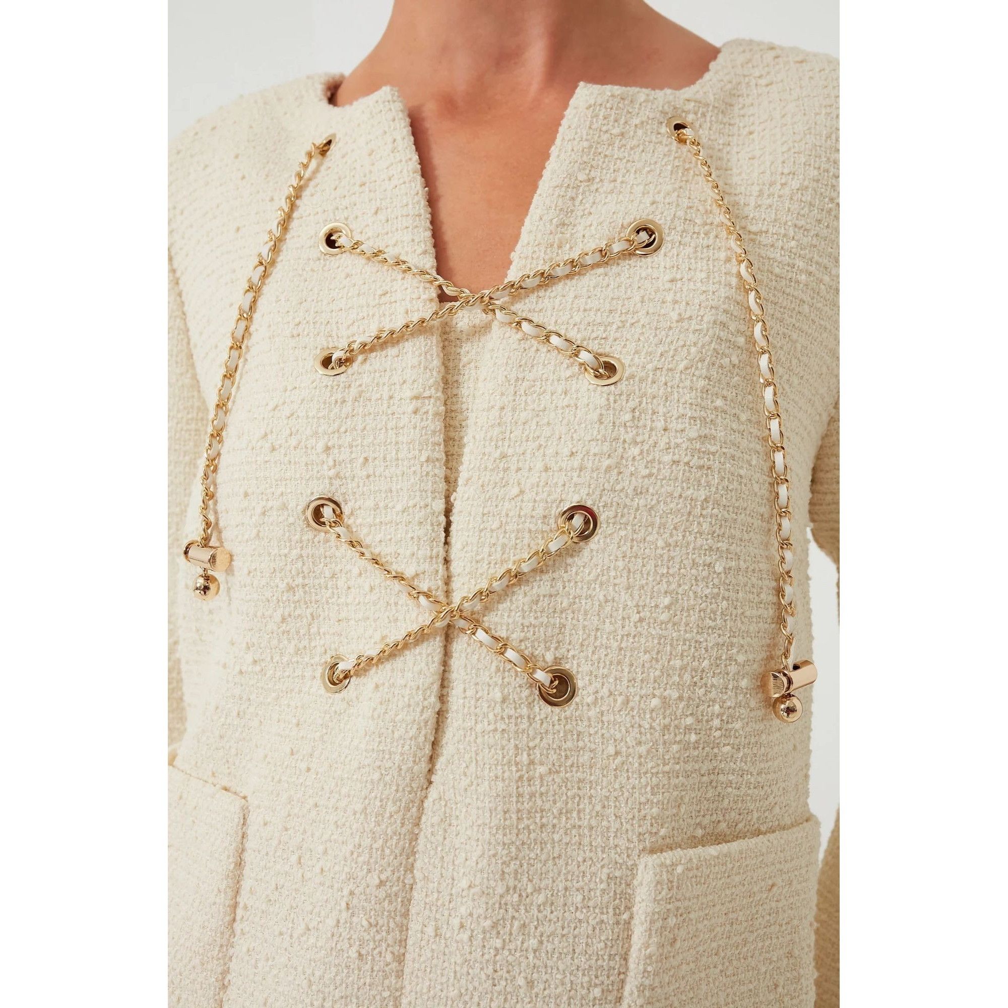 Other TUCKERNUCK Tweed Tide Kelly Dress XL Blanc Mini NWT Size XL / US 12-14 / IT 48-50 - 1 Thumbnail