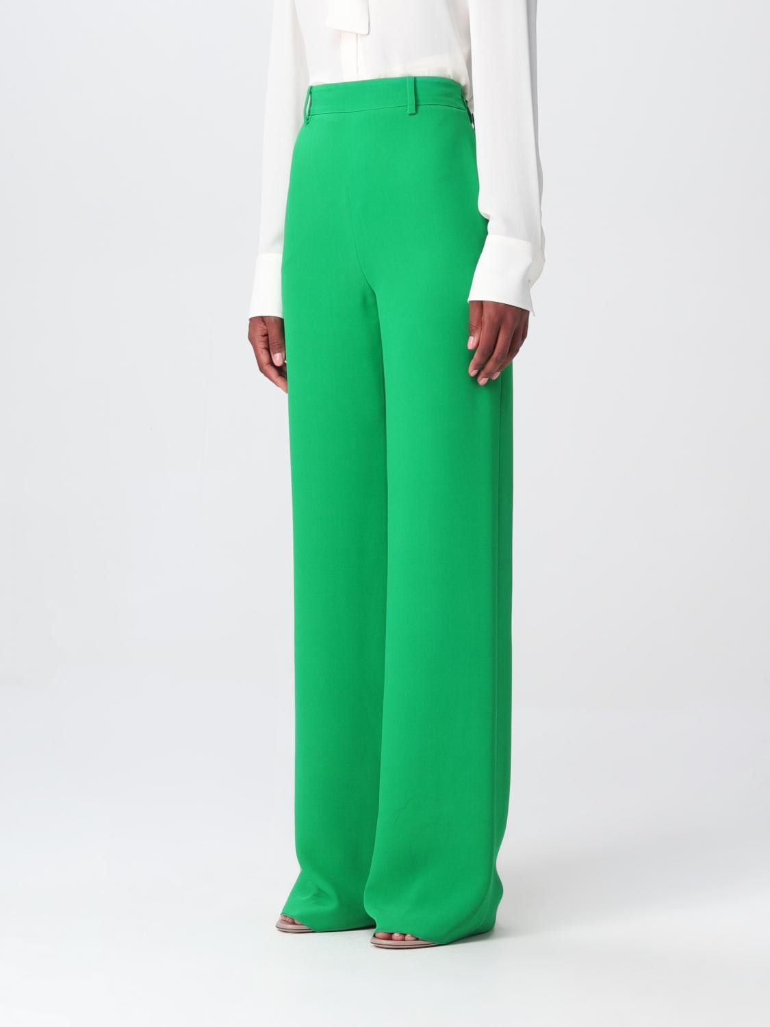Valentino o1y0326 Casual Pant in Green Size 27" / US 4 / IT 40 - 4 Thumbnail