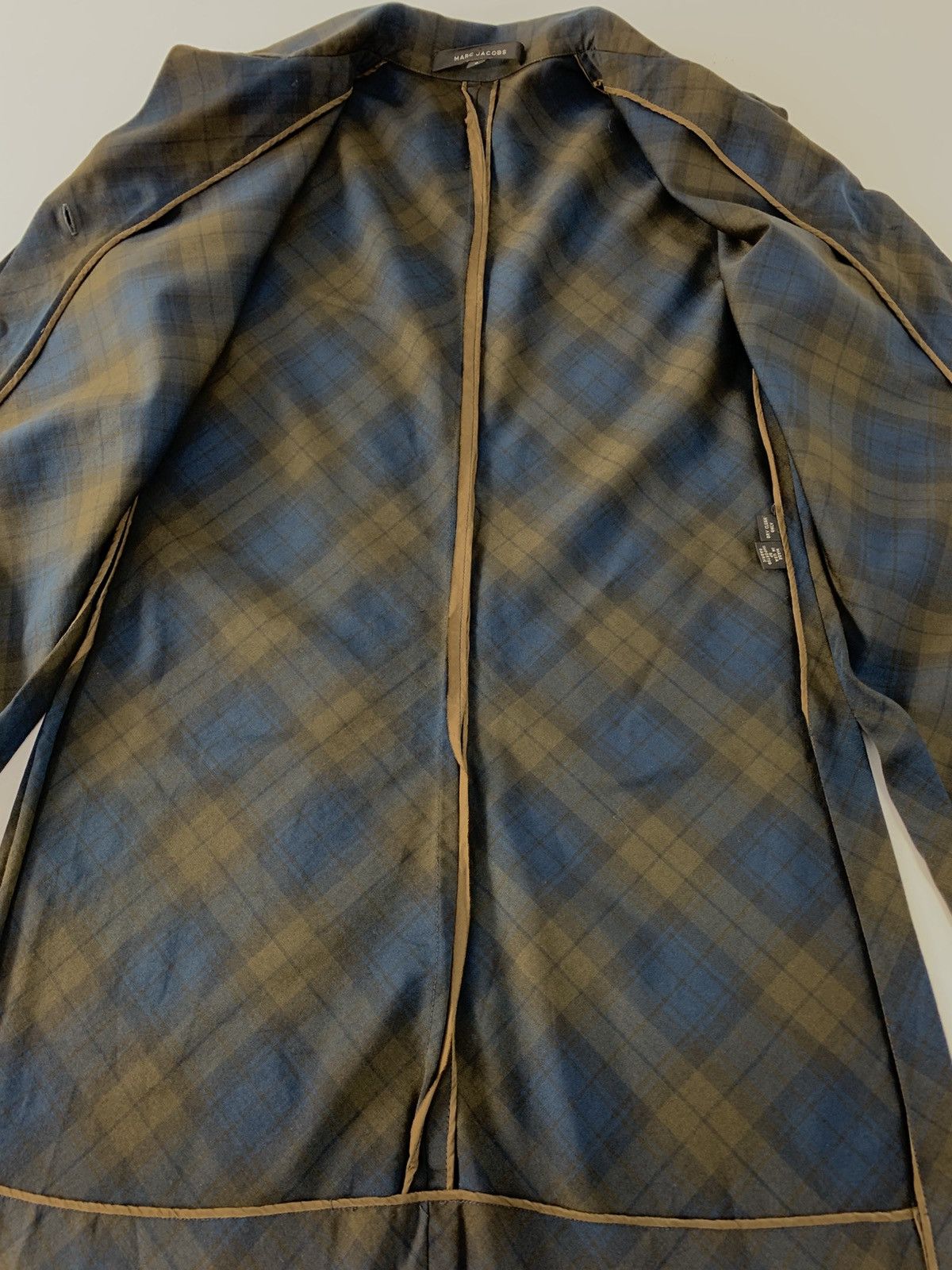 Marc Jacobs Marc Jacob Regency Blazer Coat Shadow Twill Plaid Checked Size S / US 4 / IT 40 - 5 Thumbnail