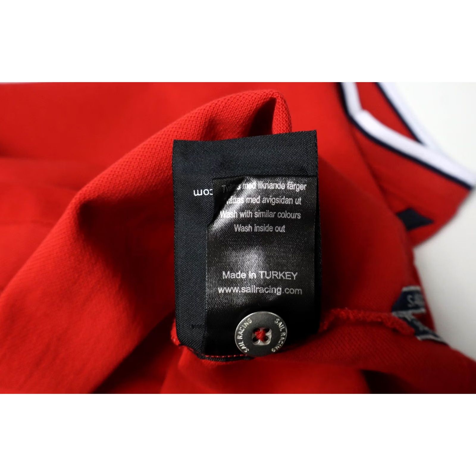 Vintage SAIL RACING Grinder Polo T-Shirt SMALL Red Collared Short Sleeve Men's Size US S / EU 44-46 / 1 - 8 Thumbnail