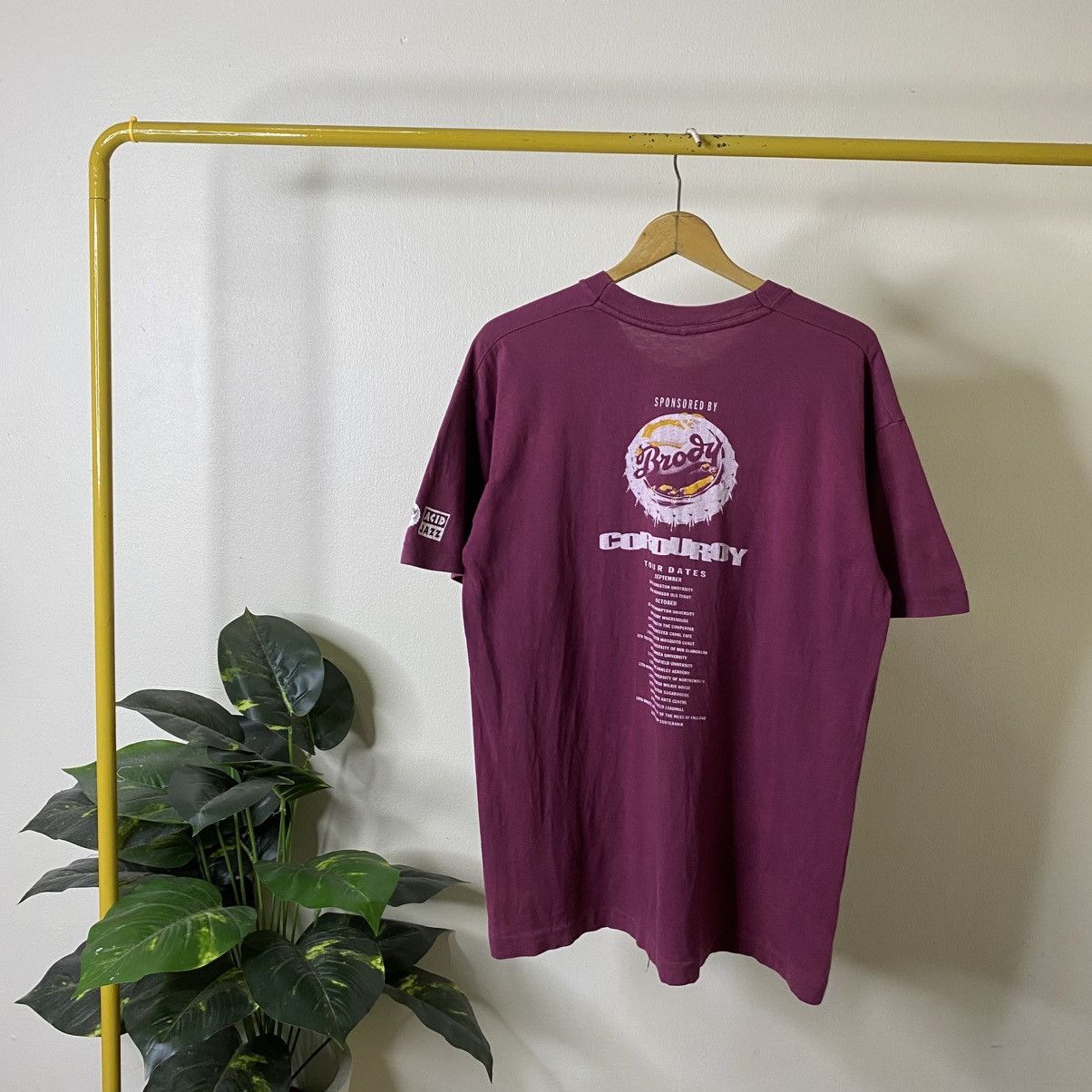 Band Tees 1993 Corduroy Acid Jazz Band High Havoc Album Tour T Shirt Size US L / EU 52-54 / 3 - 6 Thumbnail