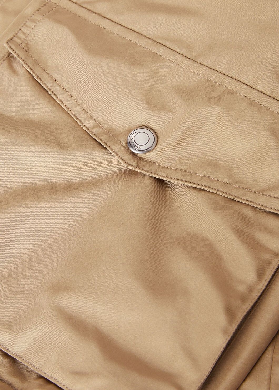 Loro Piana o1srvl11e0825 FAO6128 Brussel Blouson Jacket in Beige Size S / US 4 / IT 40 - 7 Thumbnail