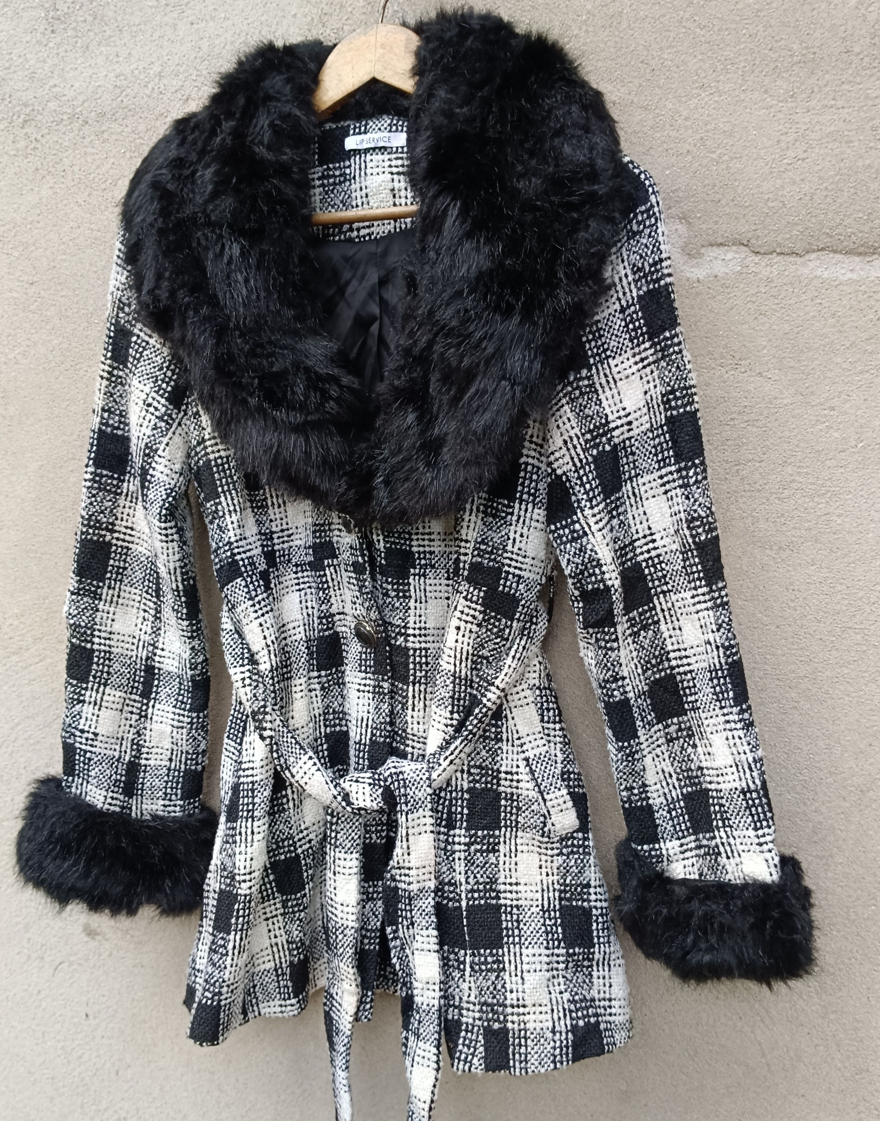 14th Addiction Japanese Brand Goctic Punk Fur Coat Jacket Size US S / EU 44-46 / 1 - 3 Thumbnail
