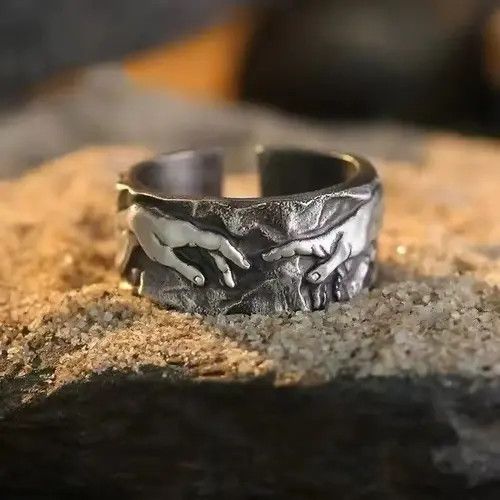 Other Vintage Hands Crave Resizeable Ring Size ONE SIZE - 7 Thumbnail